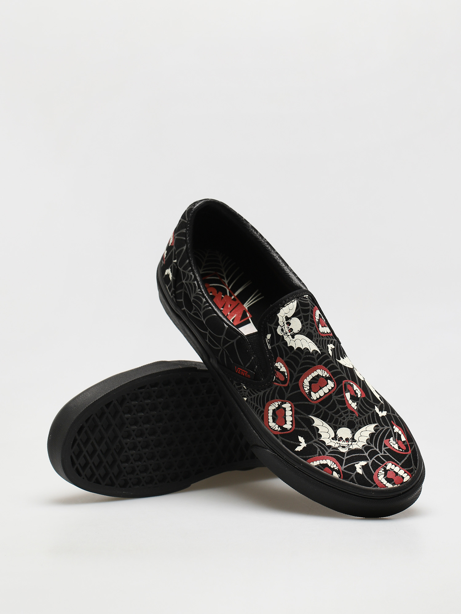 Vans Classic Slip On Cipők (glow frights/blk/blk)