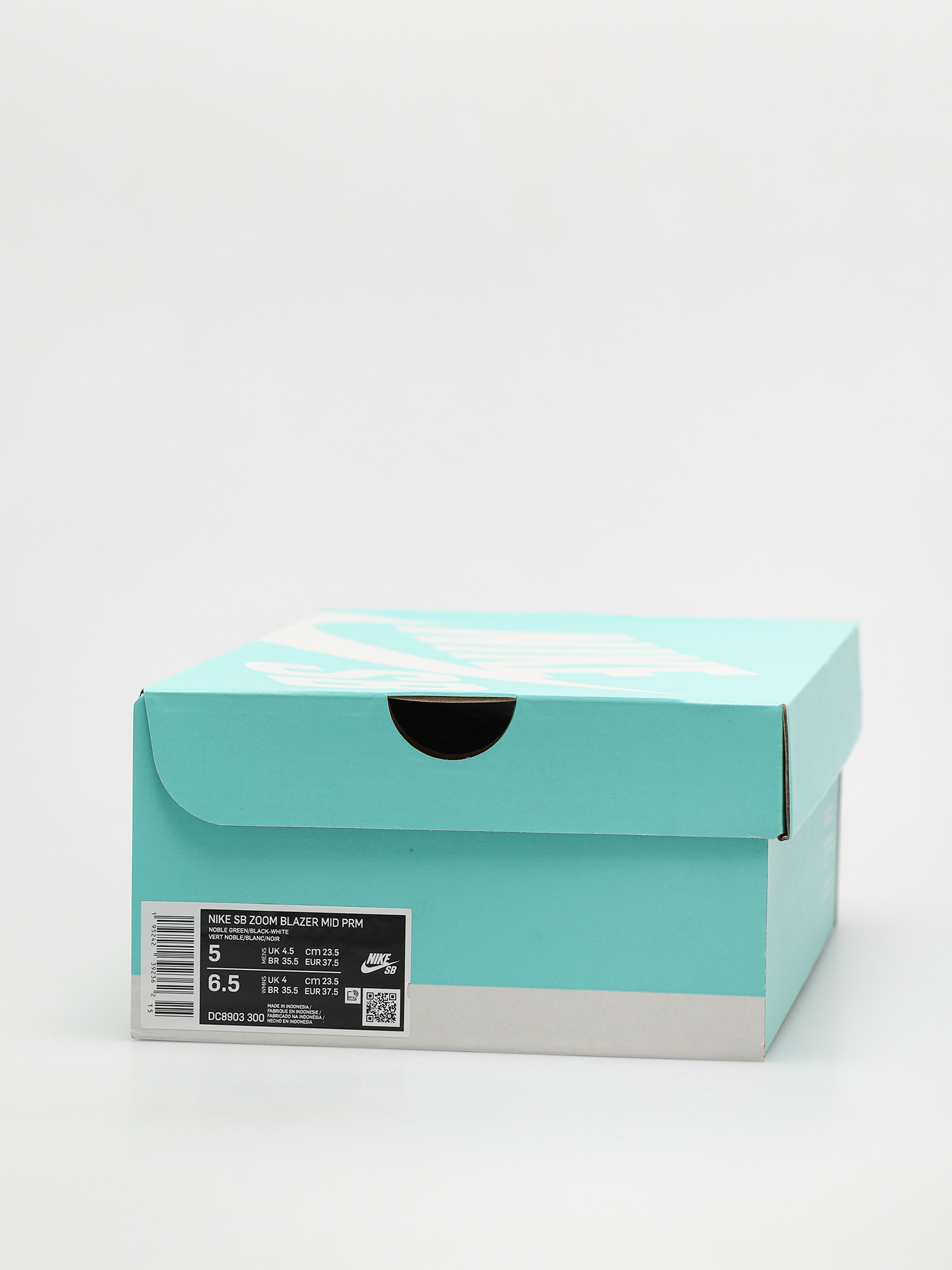 Nike SB Zoom Blazer Mid Premium Cipők (noble green/black white safety orange)