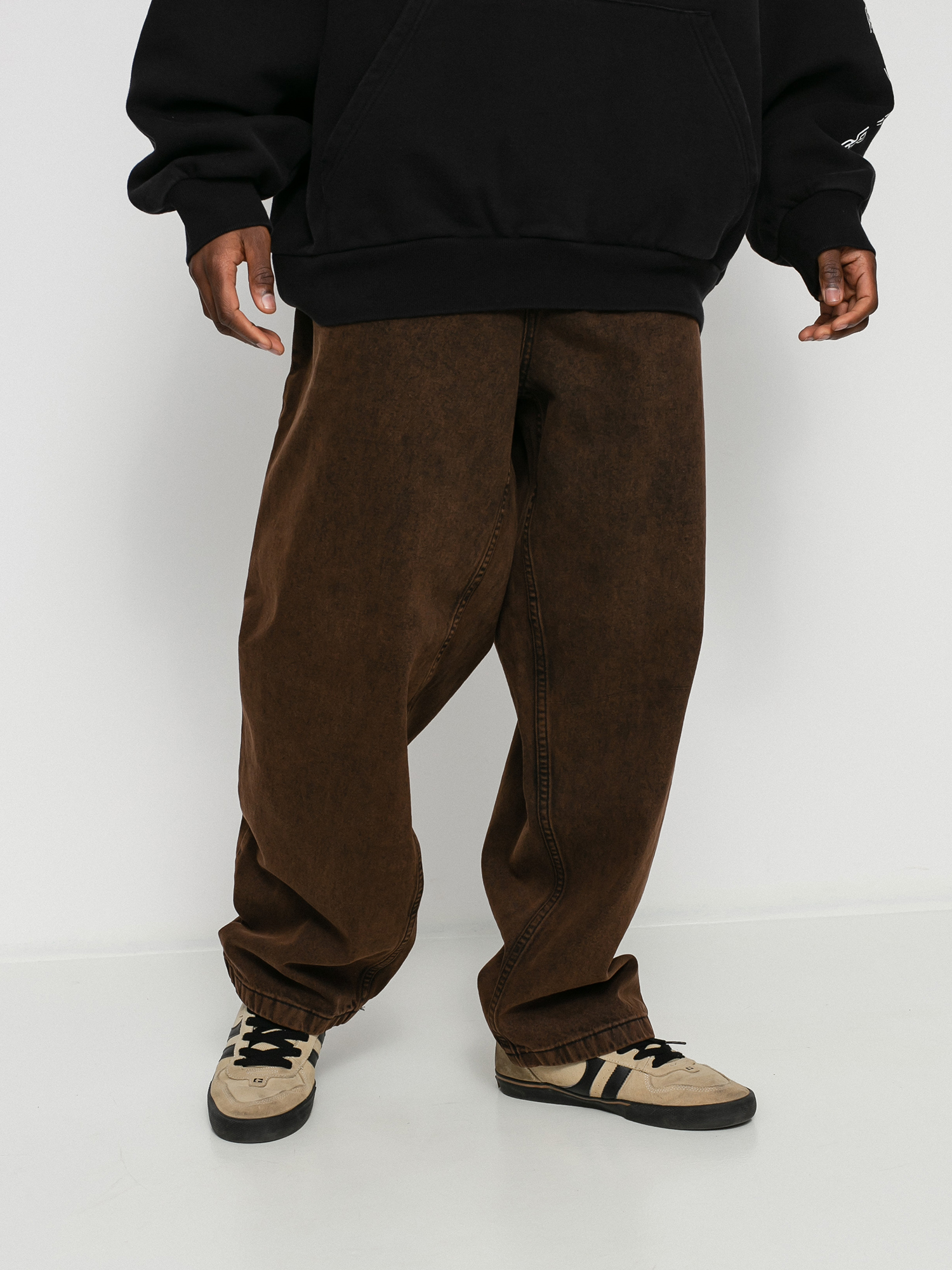 Polar Skate Big Boy Jeans Kisnadrág (brown black)