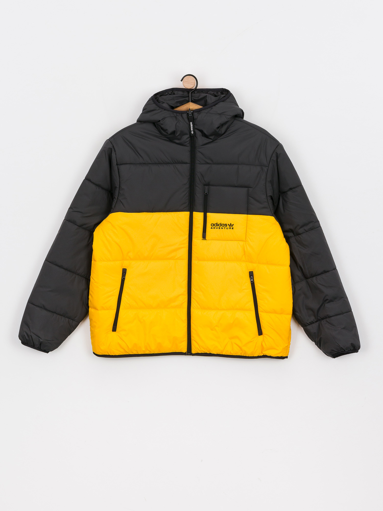 adidas Originals Puffer Dzseki (black/actgol)