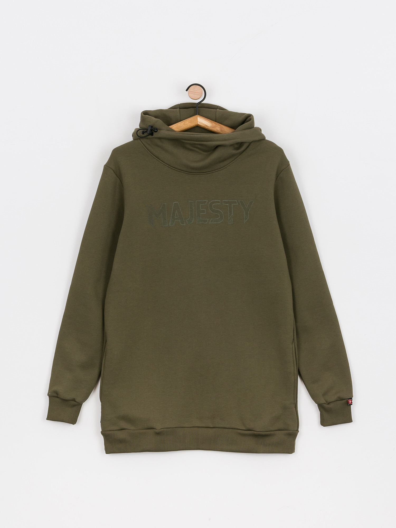 Majesty Bear Tall HD Kapucnis pulóver (army green)