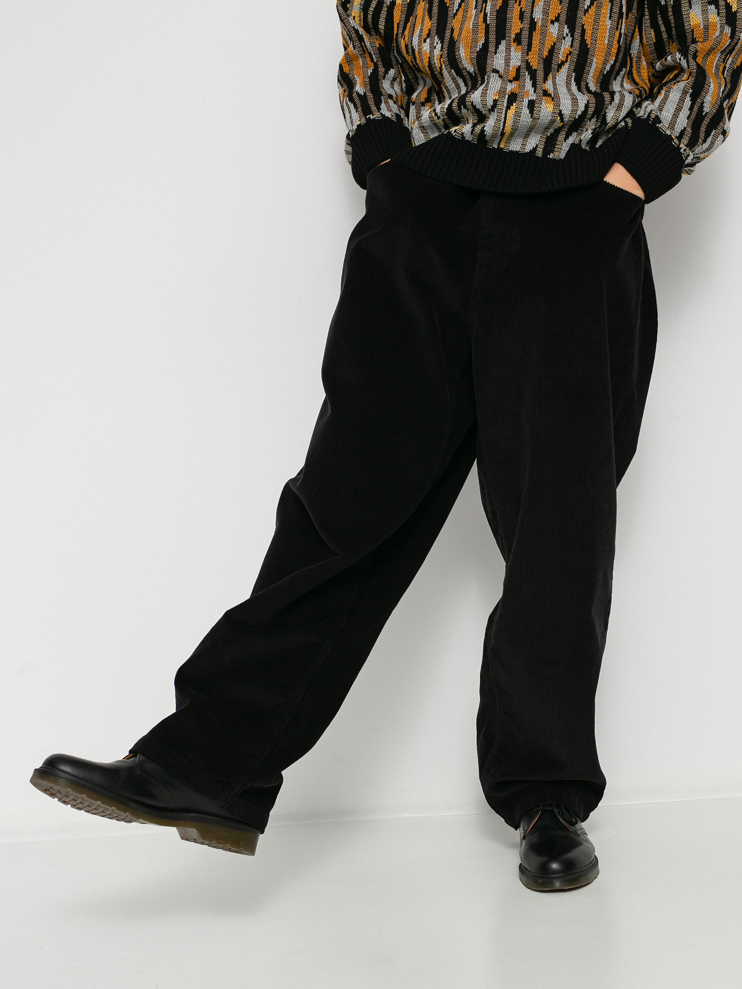 Polar Skate Big Boy Cords Kisnadrág (dirty black)