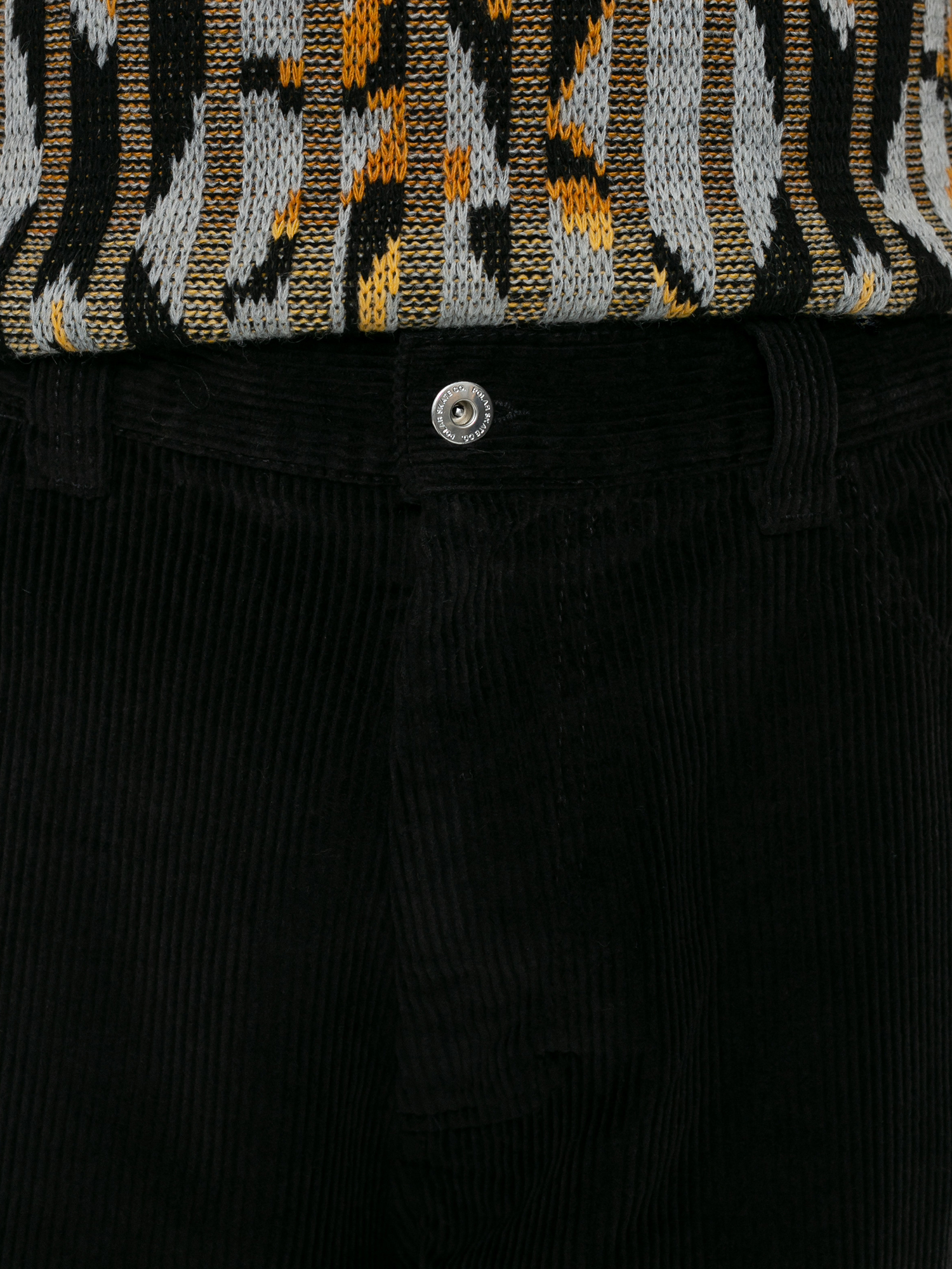 Polar Skate Big Boy Cords Kisnadrág (dirty black)