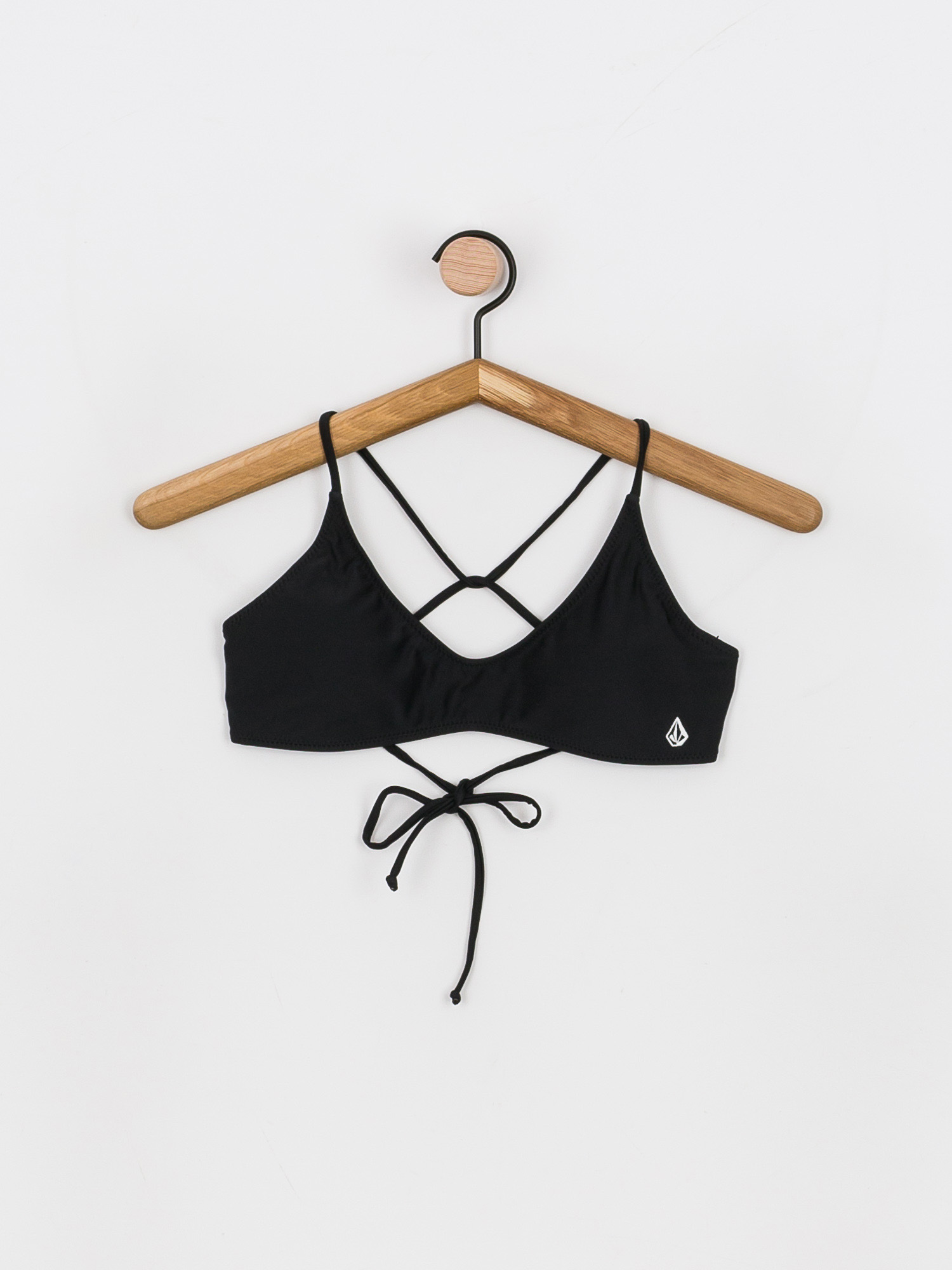 Volcom Góra od bikini Simply Solid Scoop Fürdőruha Wmn (black)