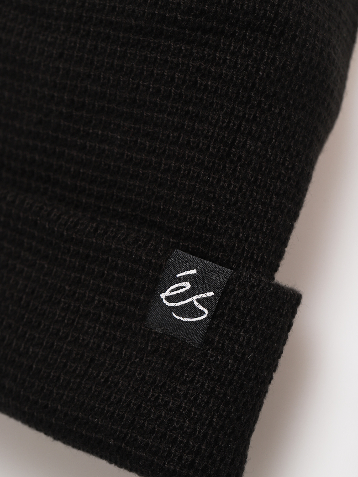 eS Es Script Waffle Knit Sapka (black)