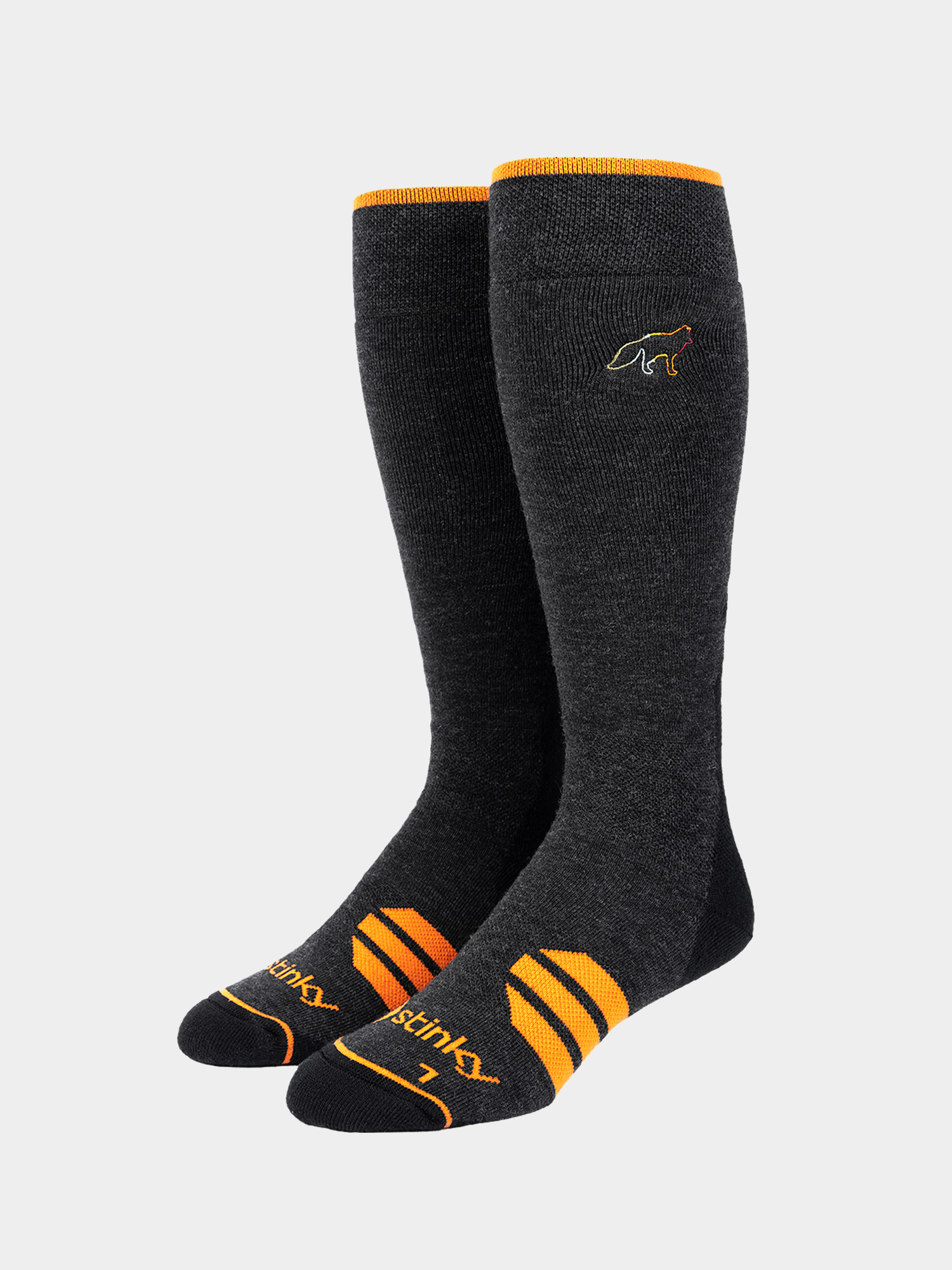 Stinky Socks The Fox Zokni (gray/orange)