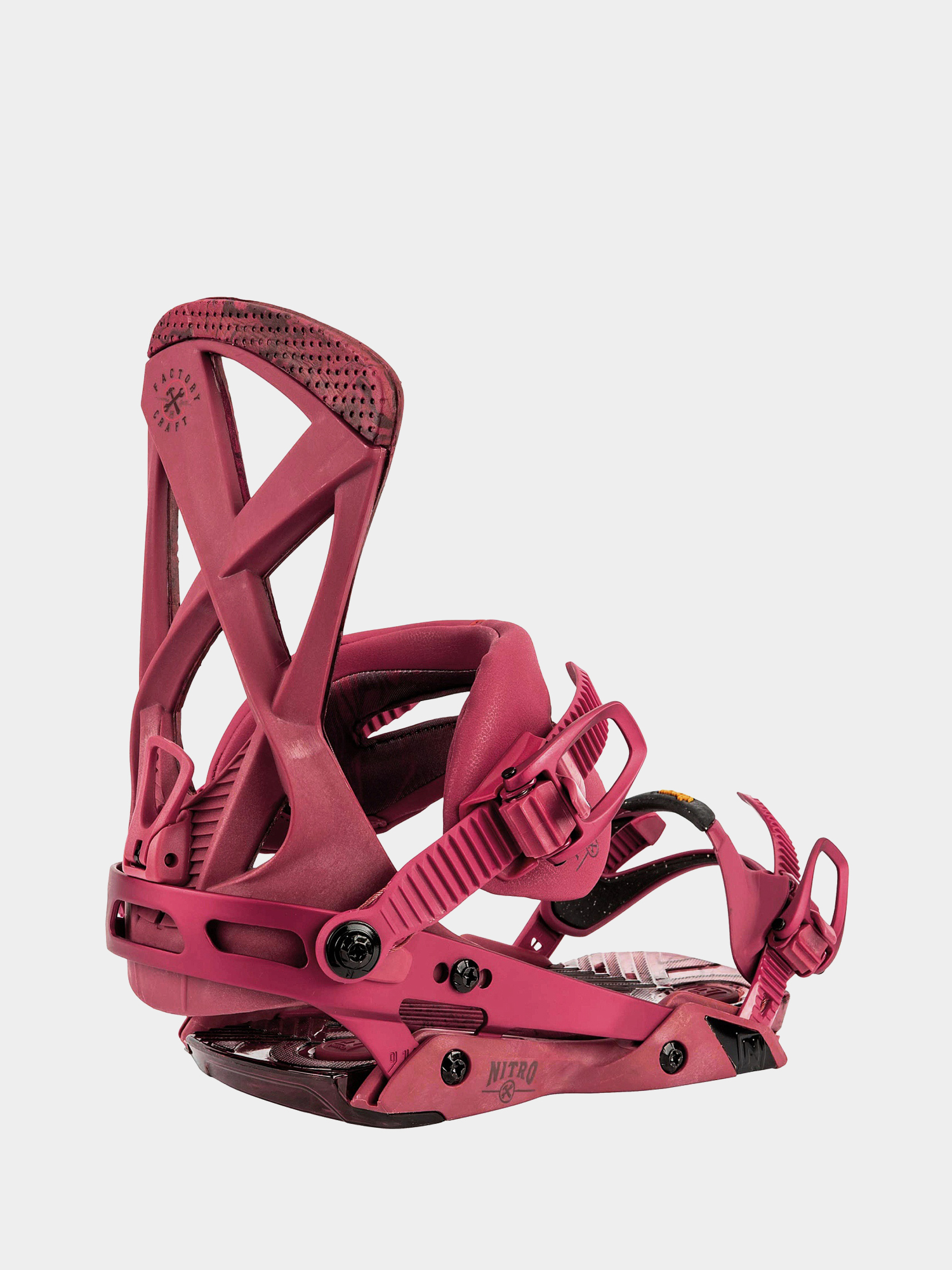 Férfi Nitro Phantom Snowboard kötés (factory craft series red)