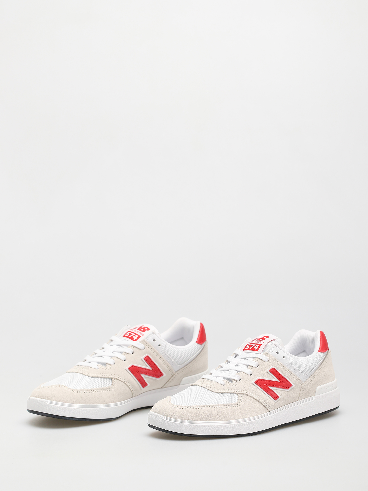 New Balance 574 Cipők (white/red)