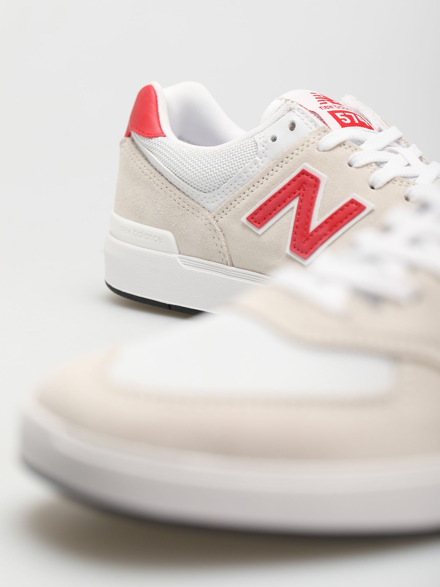 New Balance 574 Cipők (white/red)