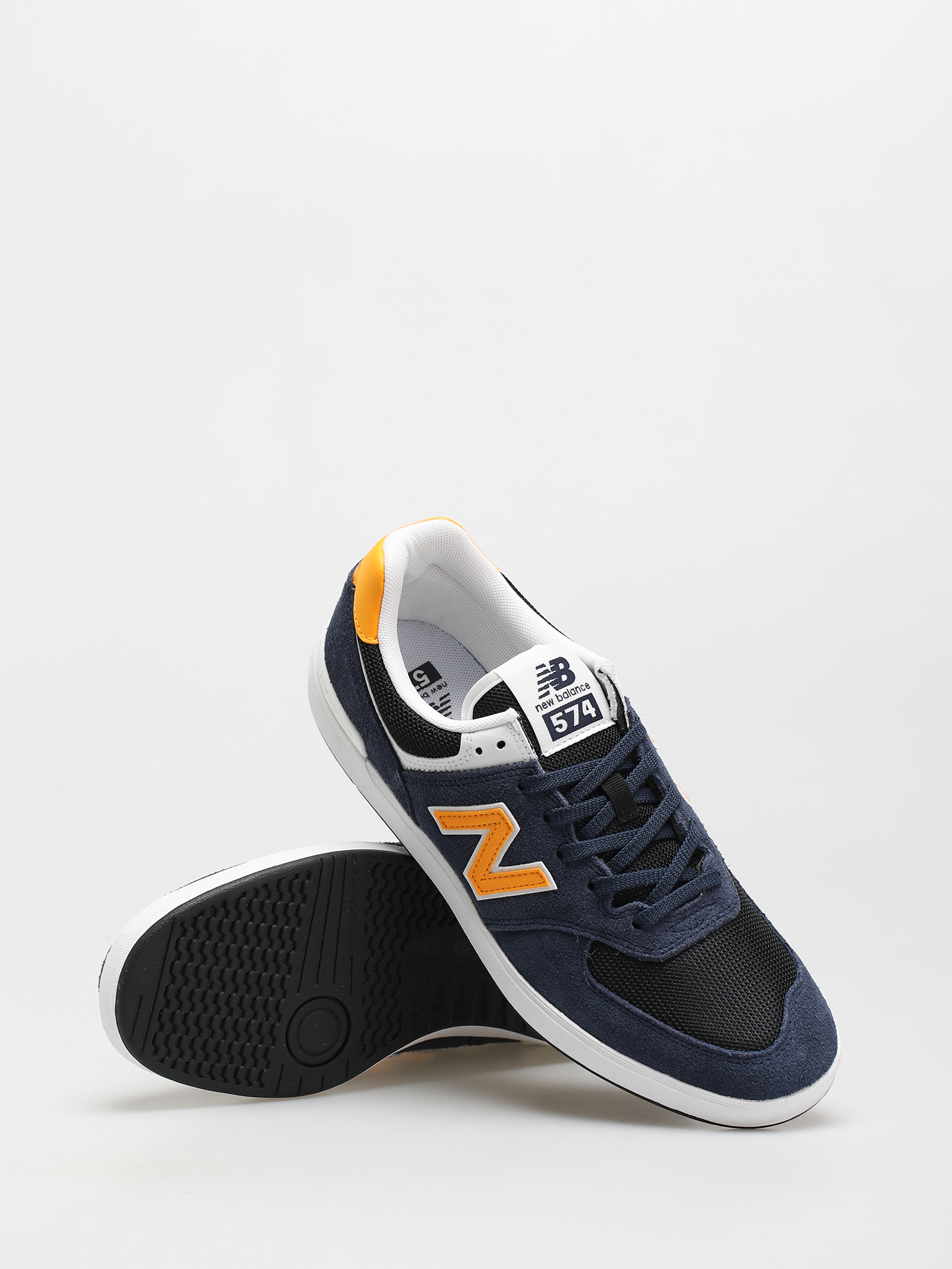 New Balance 574 Cipők (navy/yellow)