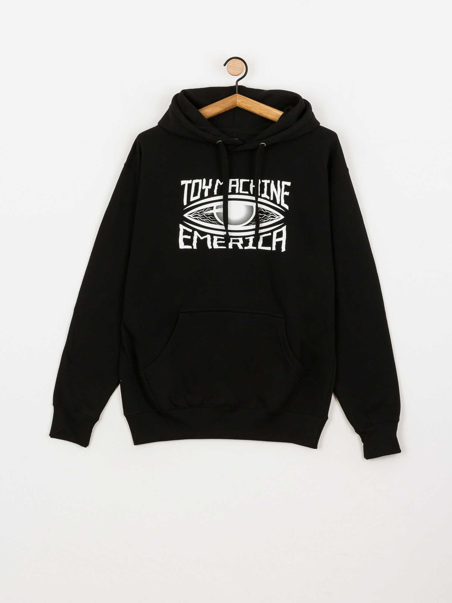 Emerica X Toy Machine Eye HD Kapucnis pulóver (black)