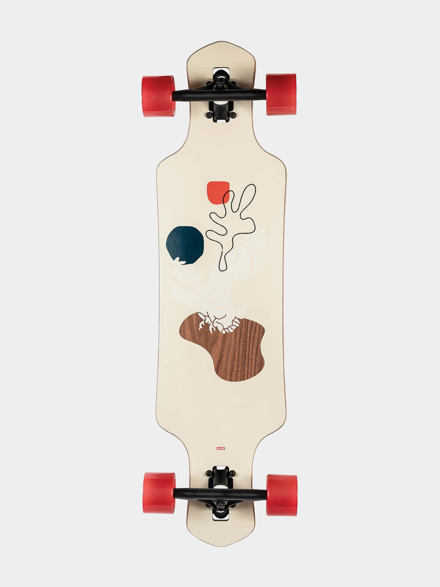 Globe Geminon 35 Longboard (walnut/cockatoo)