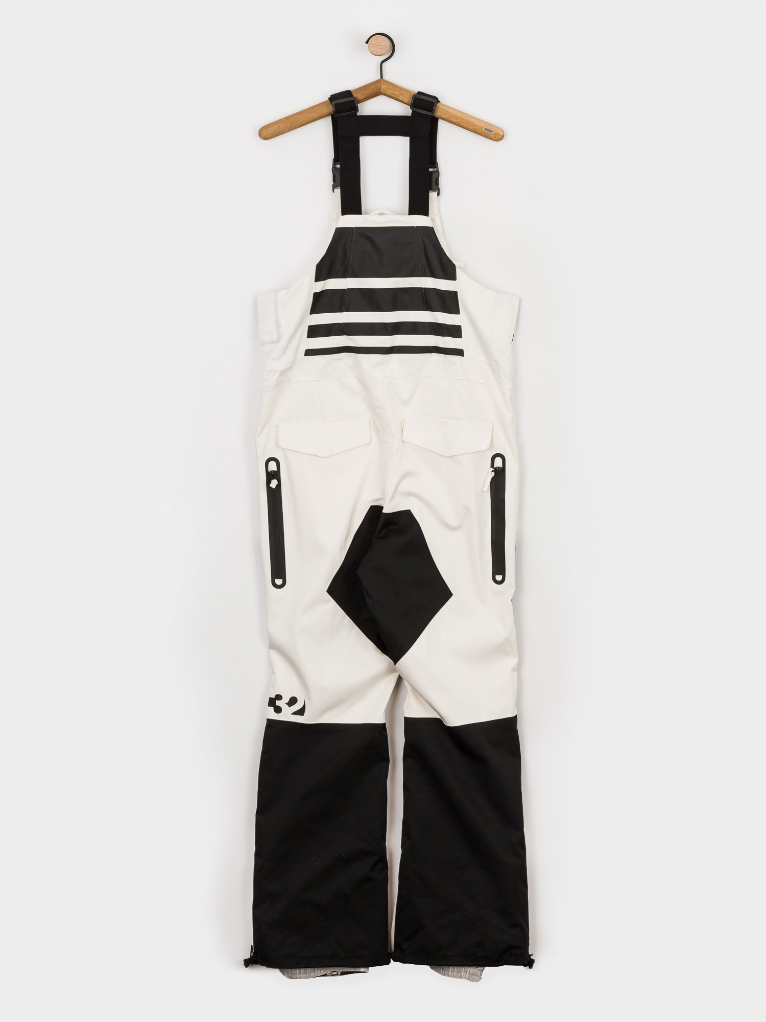 Férfi ThirtyTwo Spring Break Bib Snowboard nadrág (white/black)
