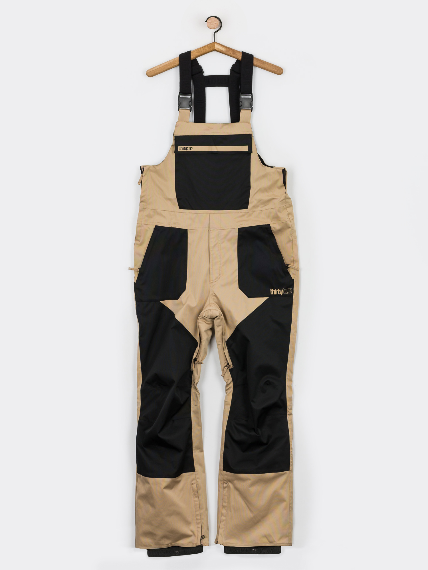 Férfi ThirtyTwo Basement Bib Snowboard nadrág (khaki)