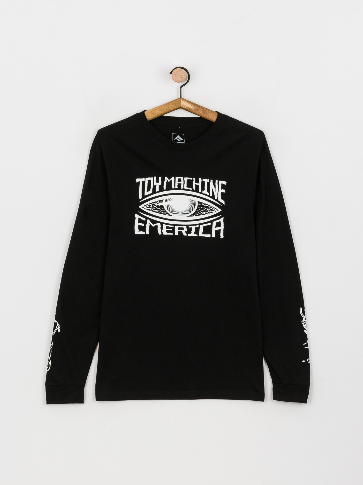 Emerica X Toy Machine Eye Hosszú ujjú felső (black)
