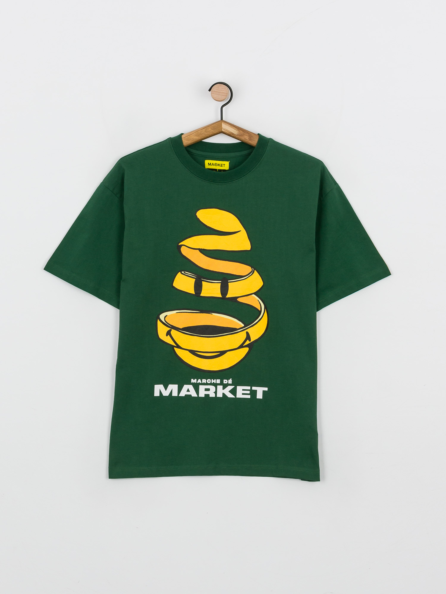 Chinatown Market Smiley Marche De Market póló (forest green)