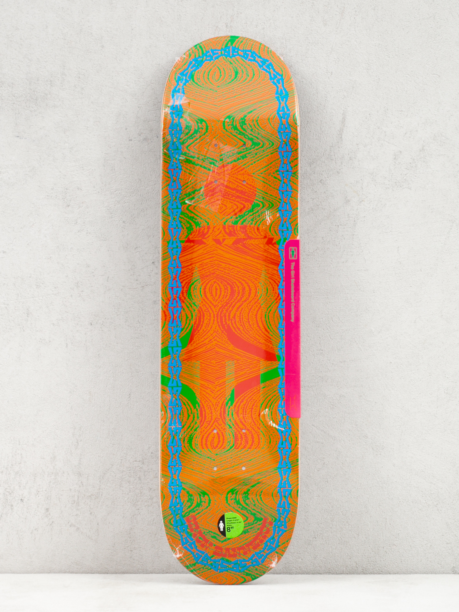 Girl Skateboard Bannerot Vibration Gördeszka lap (green/orange)