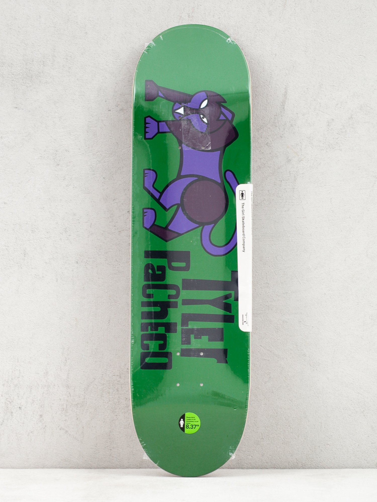 Girl Skateboard Pacheco Pictograph Gördeszka lap (green)