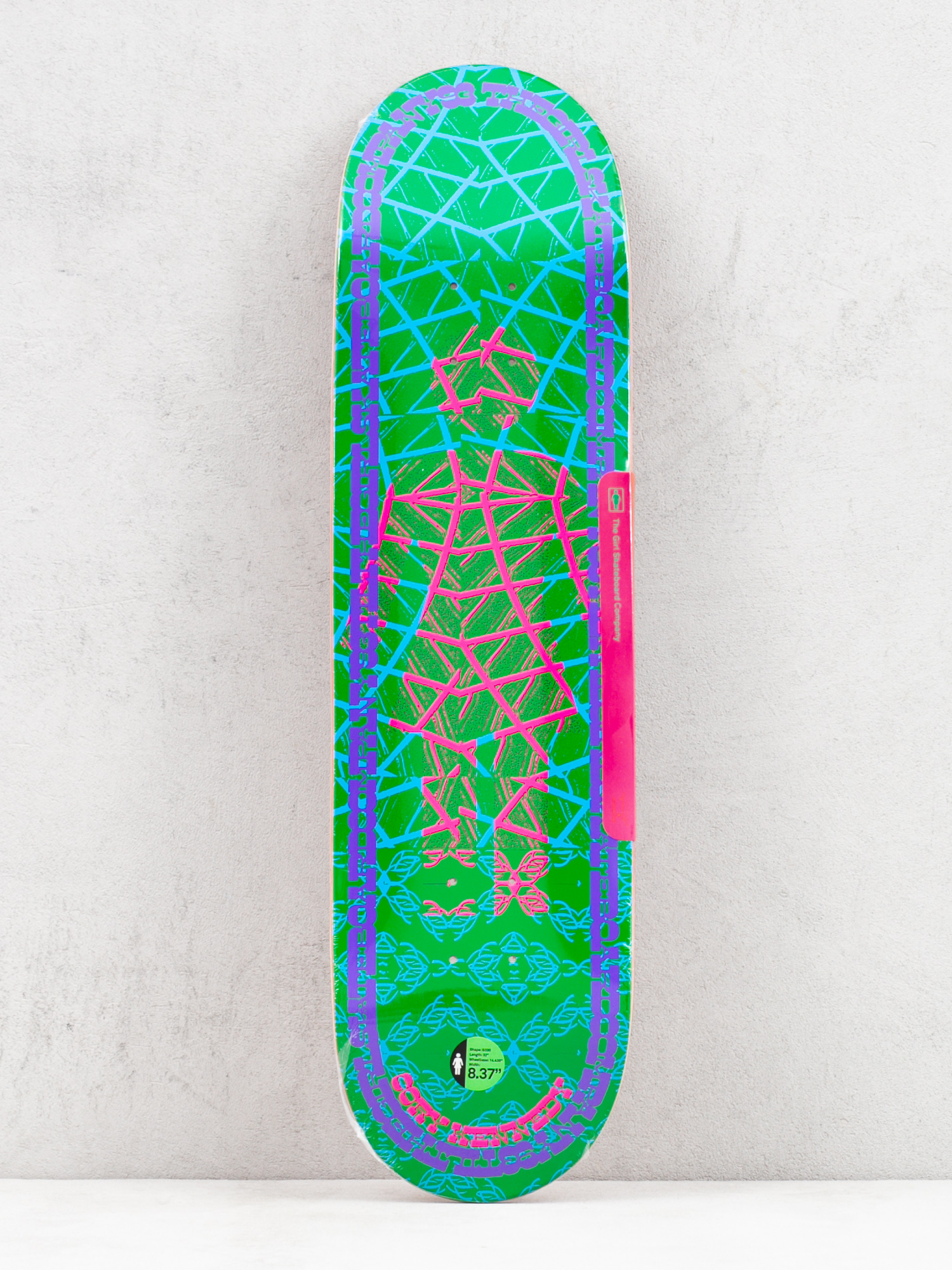 Girl Skateboard Kennedy Vibration Gördeszka lap (green/purple)