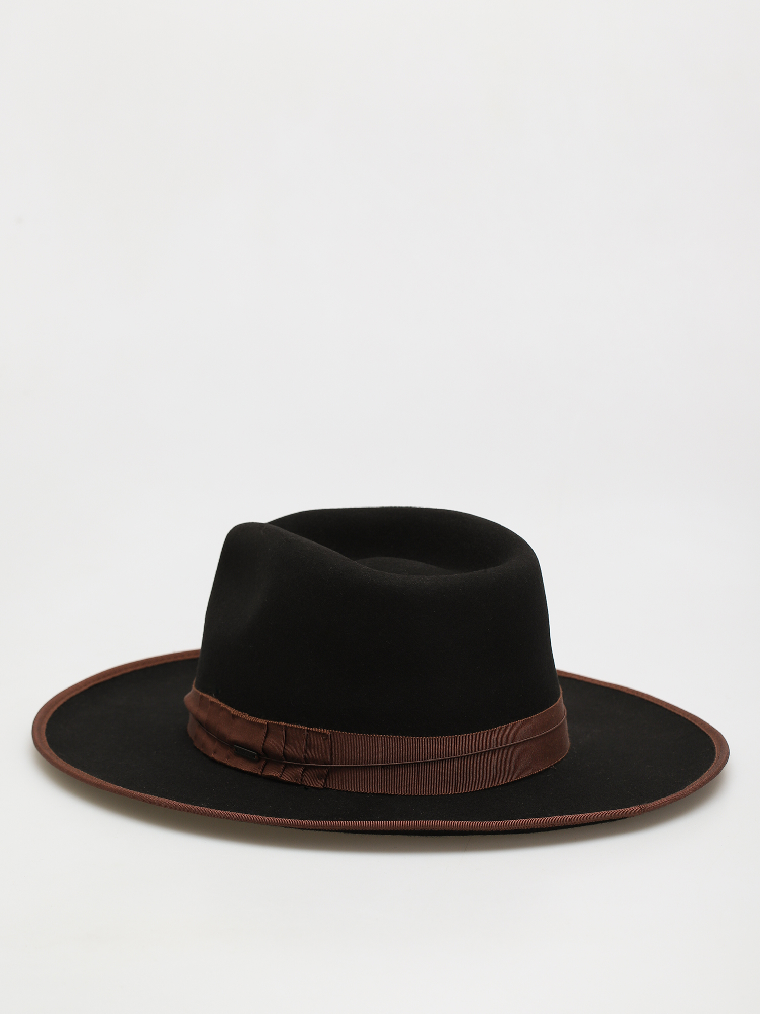 Brixton Reno Fedora Kalap (black/brown)