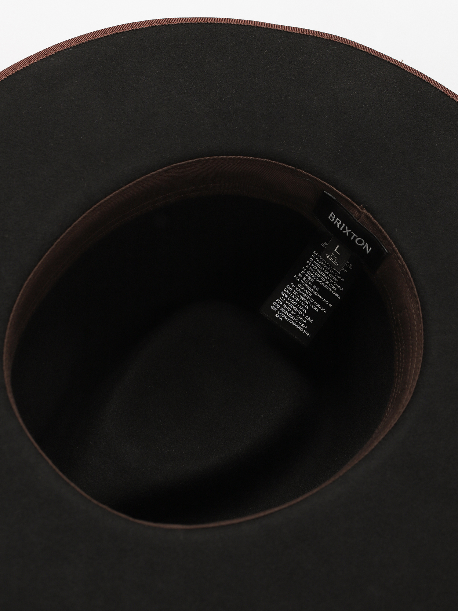 Brixton Reno Fedora Kalap (black/brown)