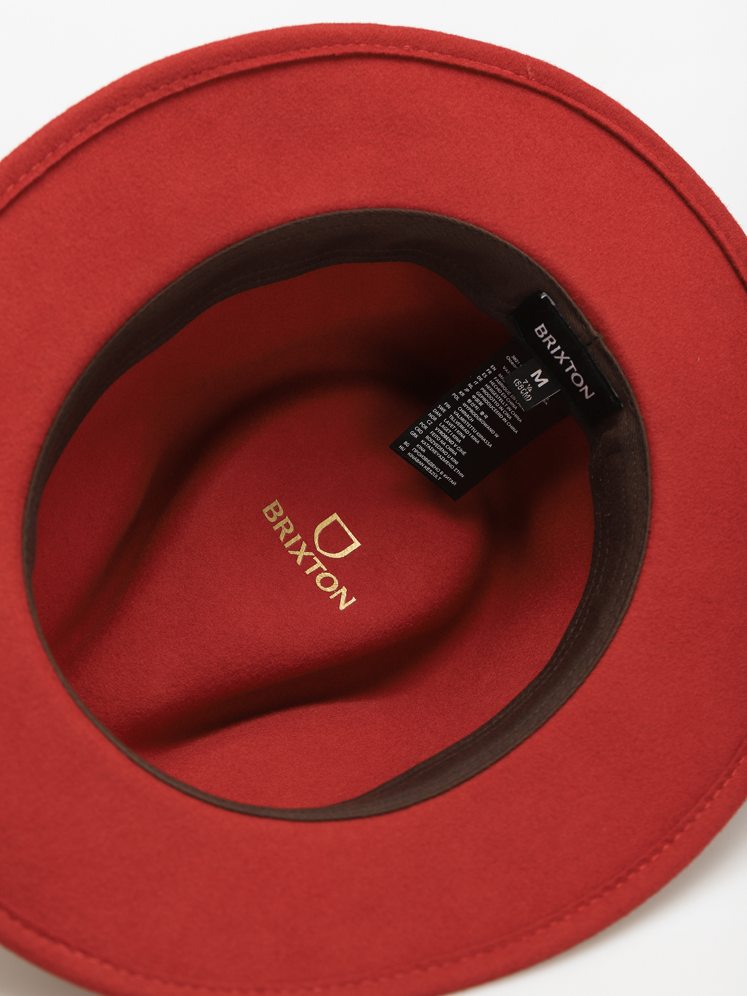 Brixton Messer Packable Fedora Kalap (phoenix orange)