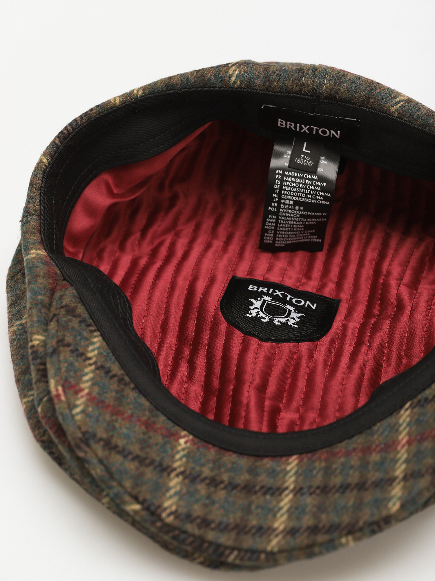 Brixton Brood Snap Cap Flat cap (olive/moss)