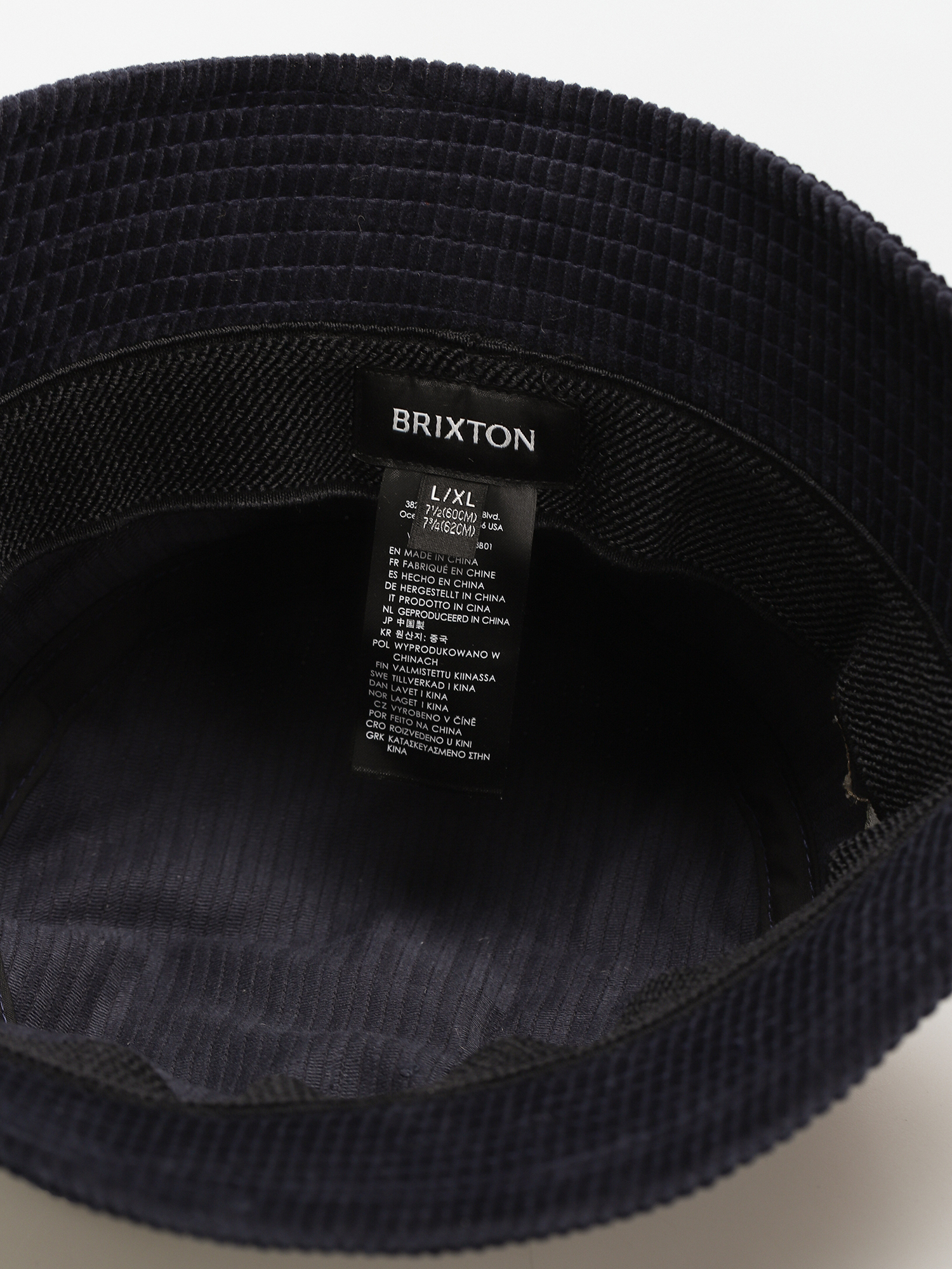 Brixton Gramercy Packable Bucket Hat Kalap (washed navy)