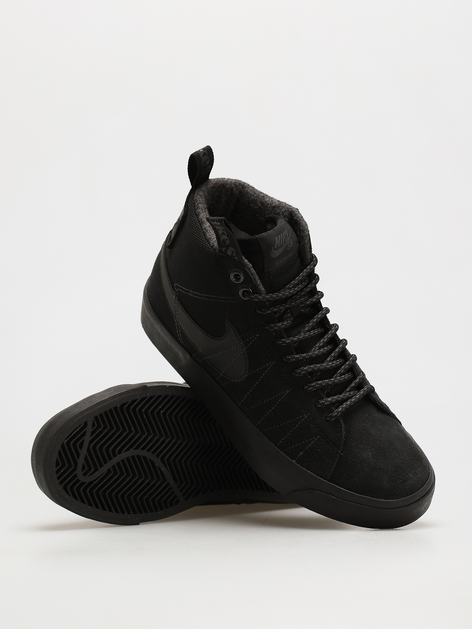 Nike SB Zoom Blazer Mid Premium Cipők (black/black anthracite black)