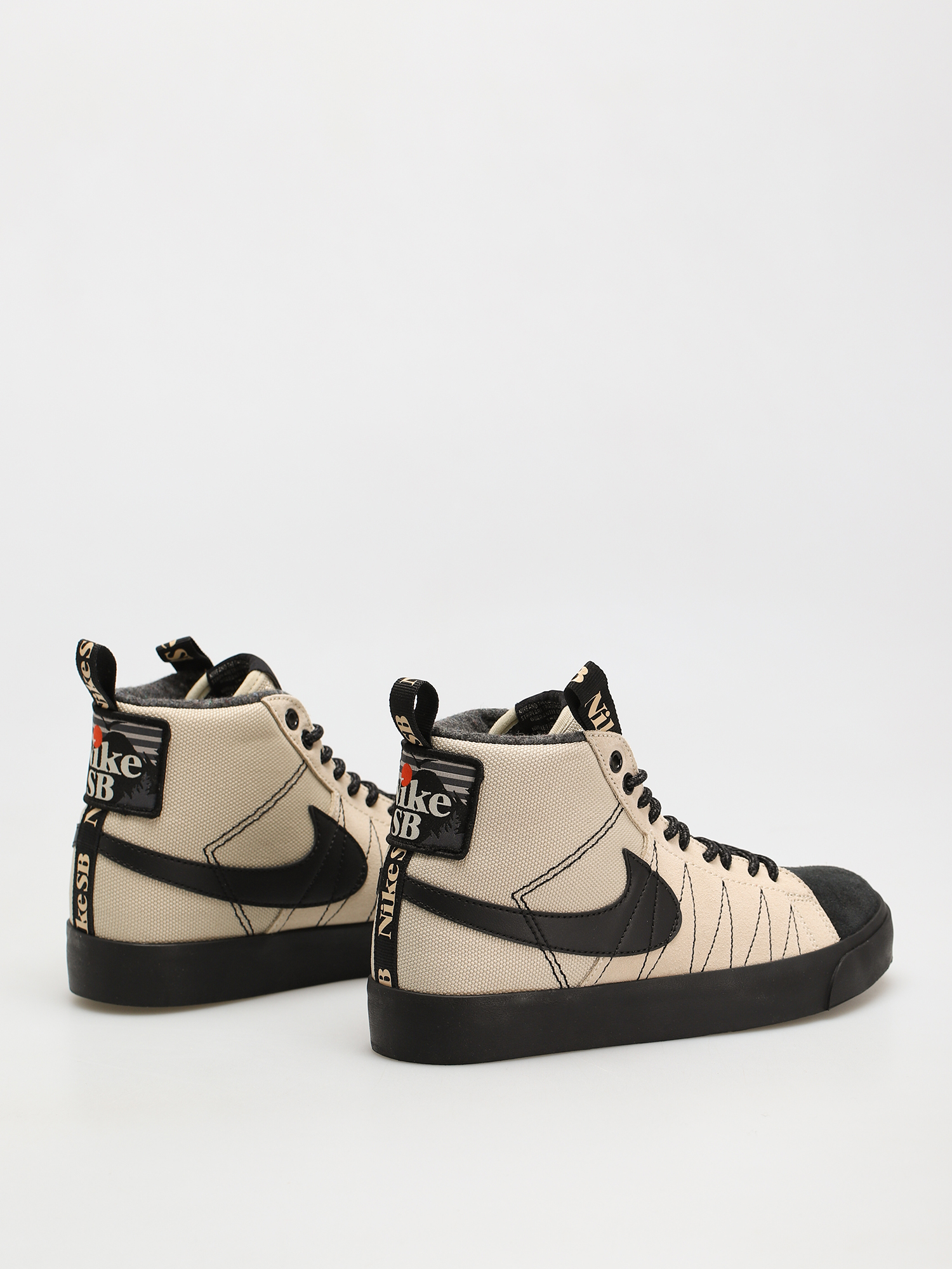 Nike SB Zoom Blazer Mid Premium Cipők (rattan/black rattan safety orange)