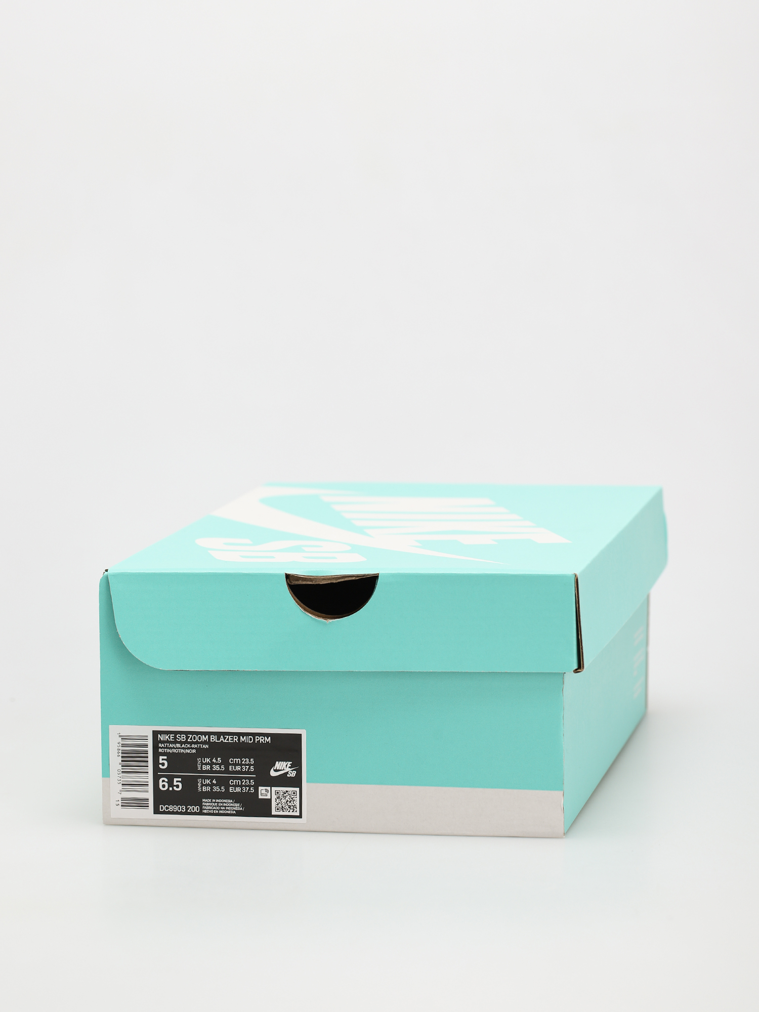 Nike SB Zoom Blazer Mid Premium Cipők (rattan/black rattan safety orange)