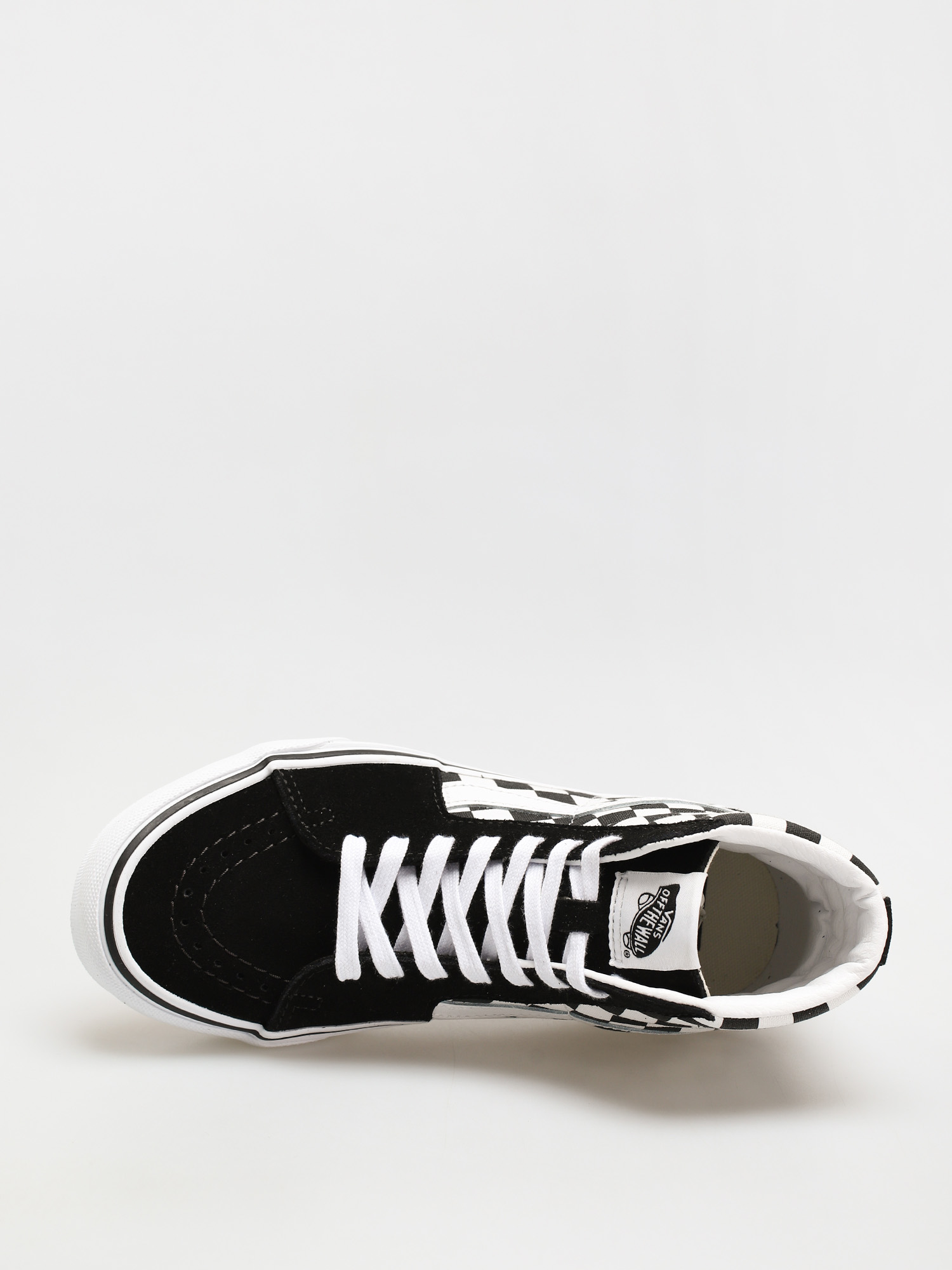 Vans Sk8 Hi Cipők (checkerboard/blk/tr wht)