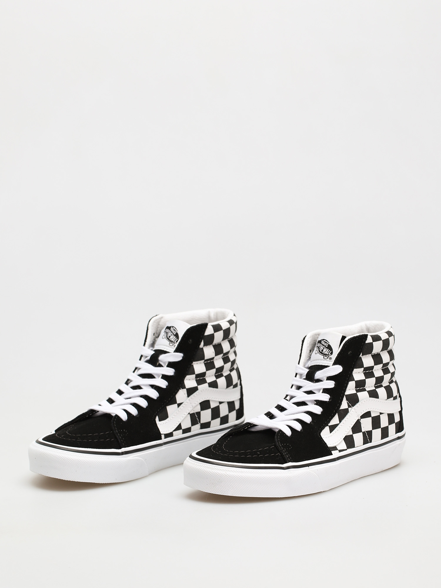 Vans Sk8 Hi Cipők (checkerboard/blk/tr wht)