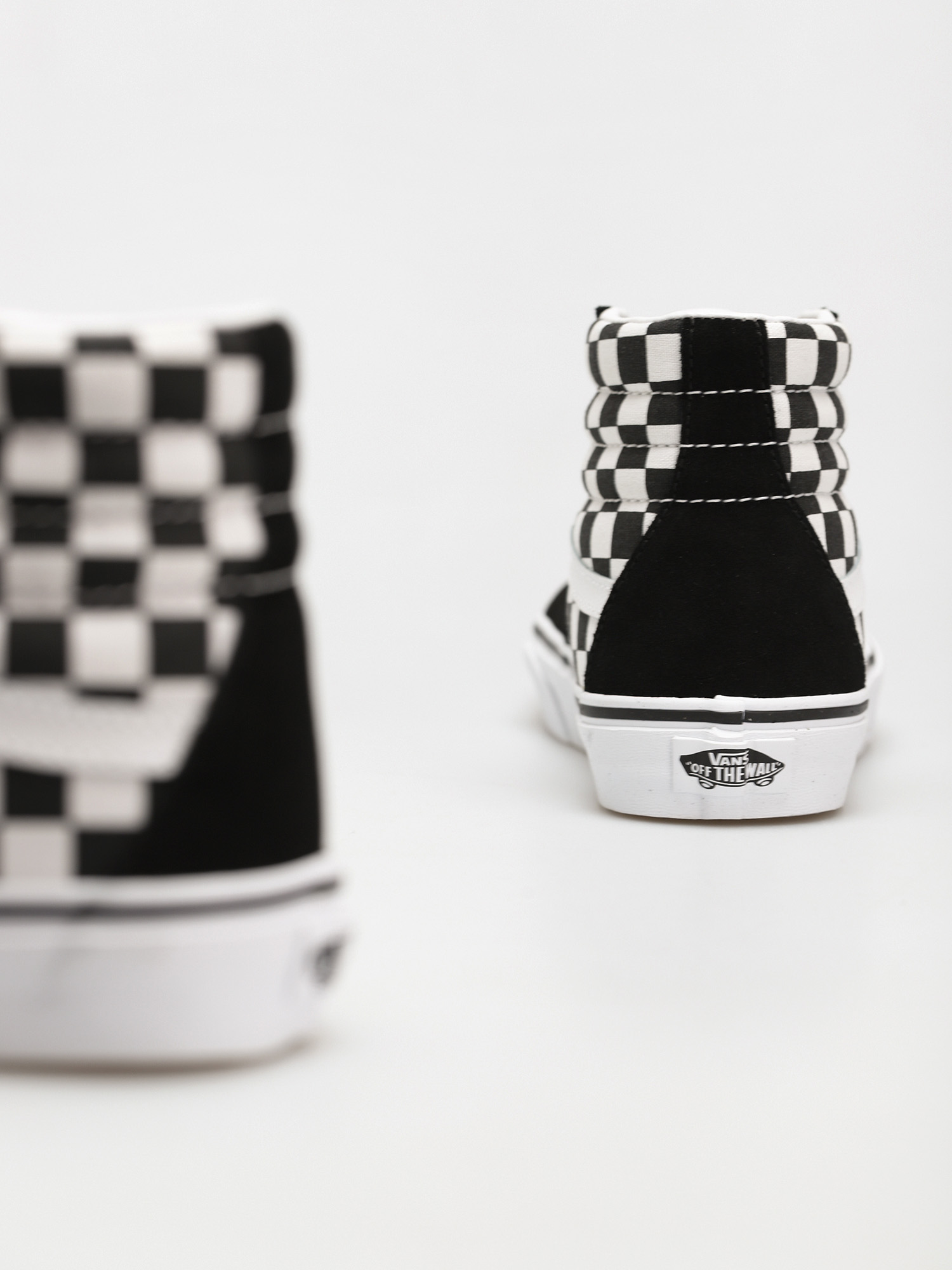 Vans Sk8 Hi Cipők (checkerboard/blk/tr wht)