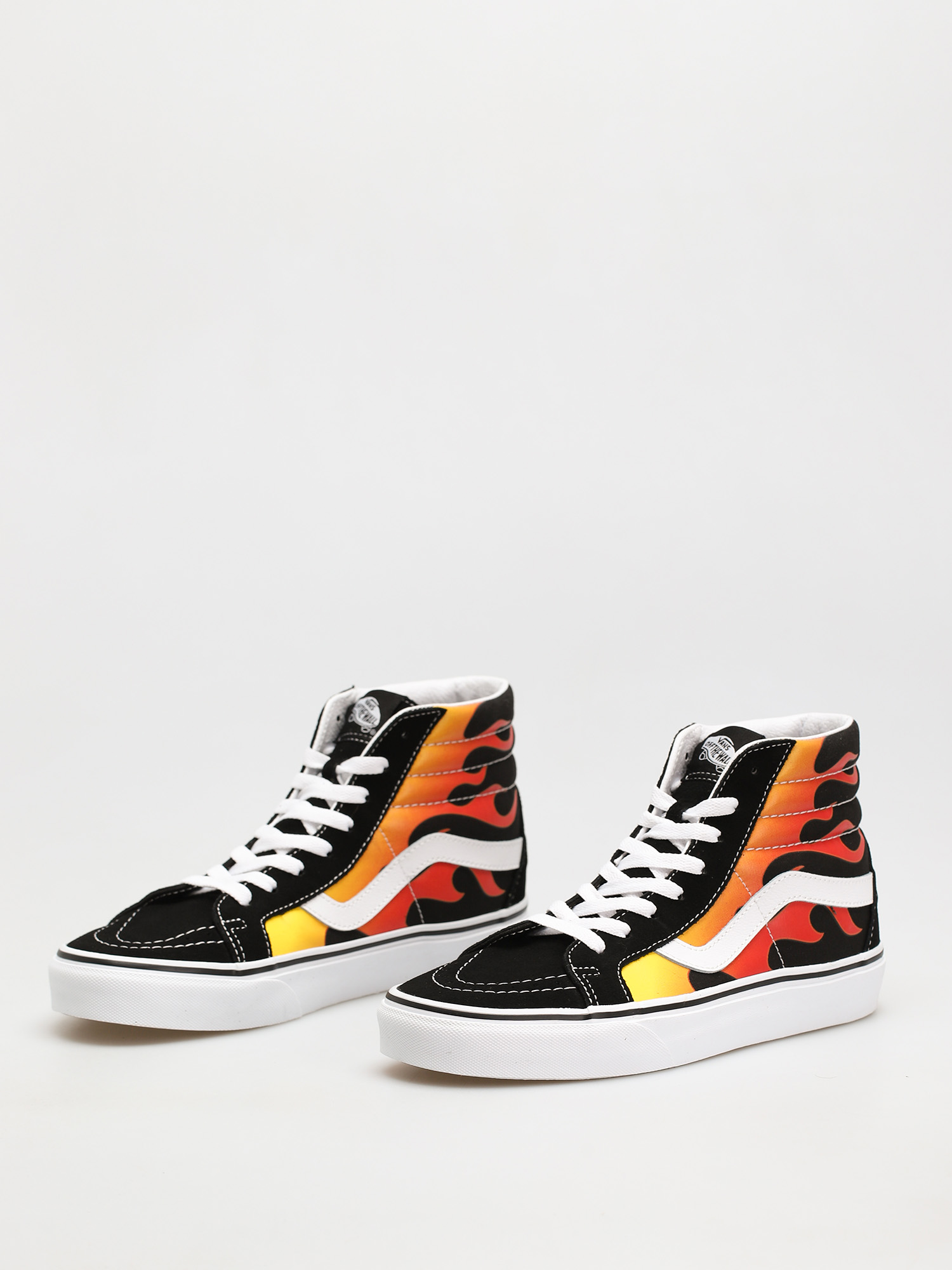 Vans Sk8 Hi Reissue Cipők (flame/black/black/true white)
