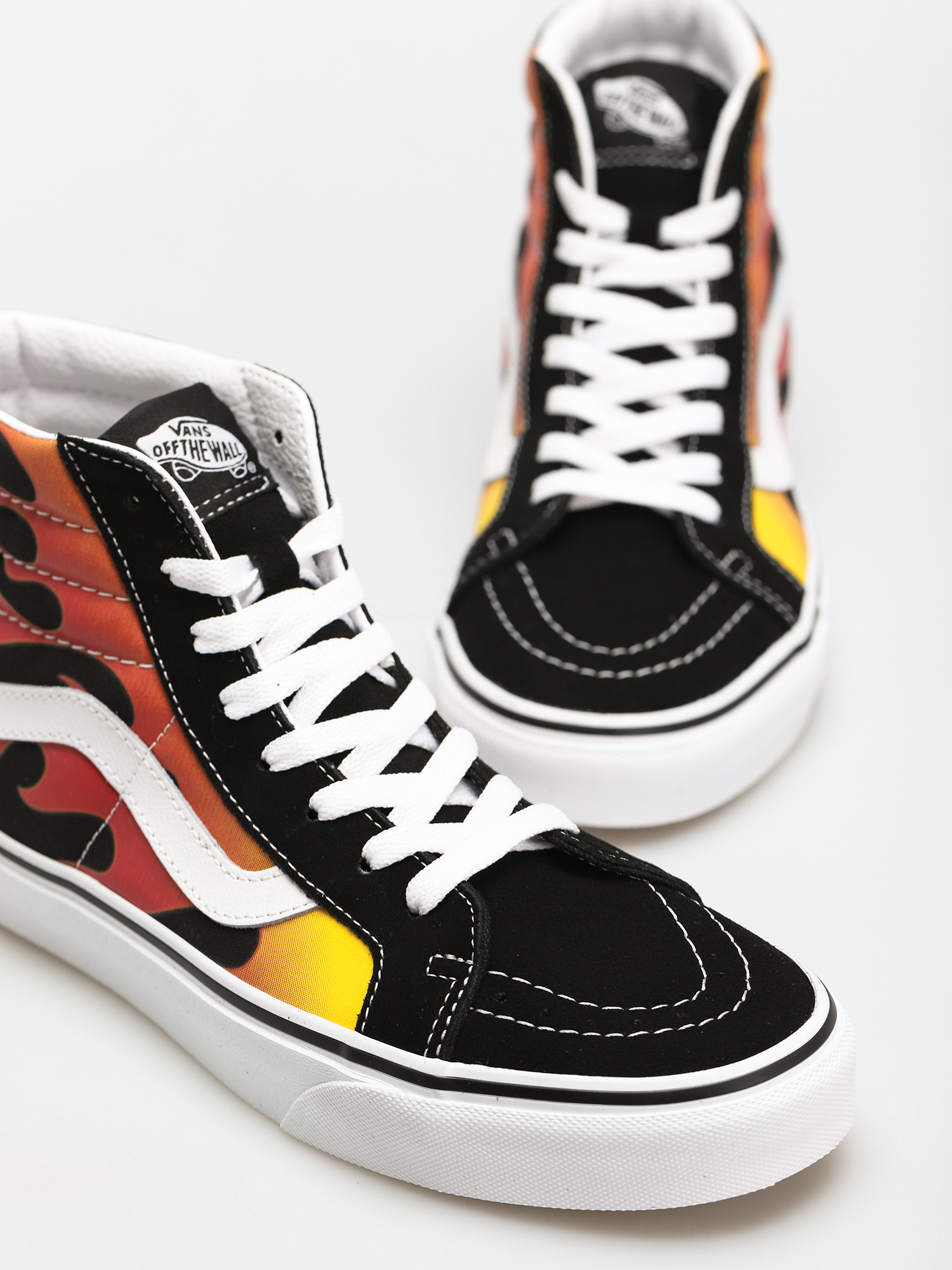 Vans Sk8 Hi Reissue Cipők (flame/black/black/true white)