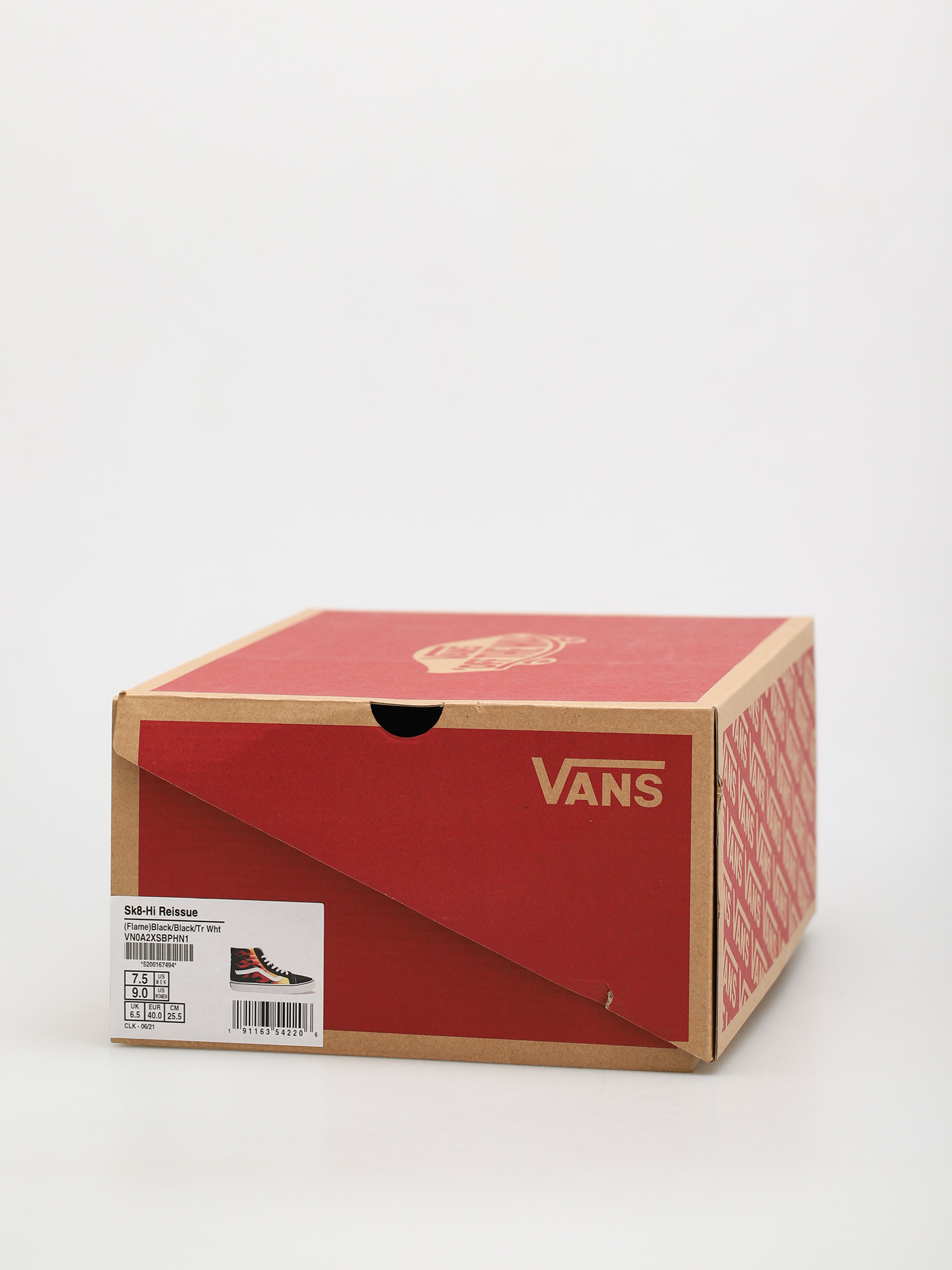 Vans Sk8 Hi Reissue Cipők (flame/black/black/true white)