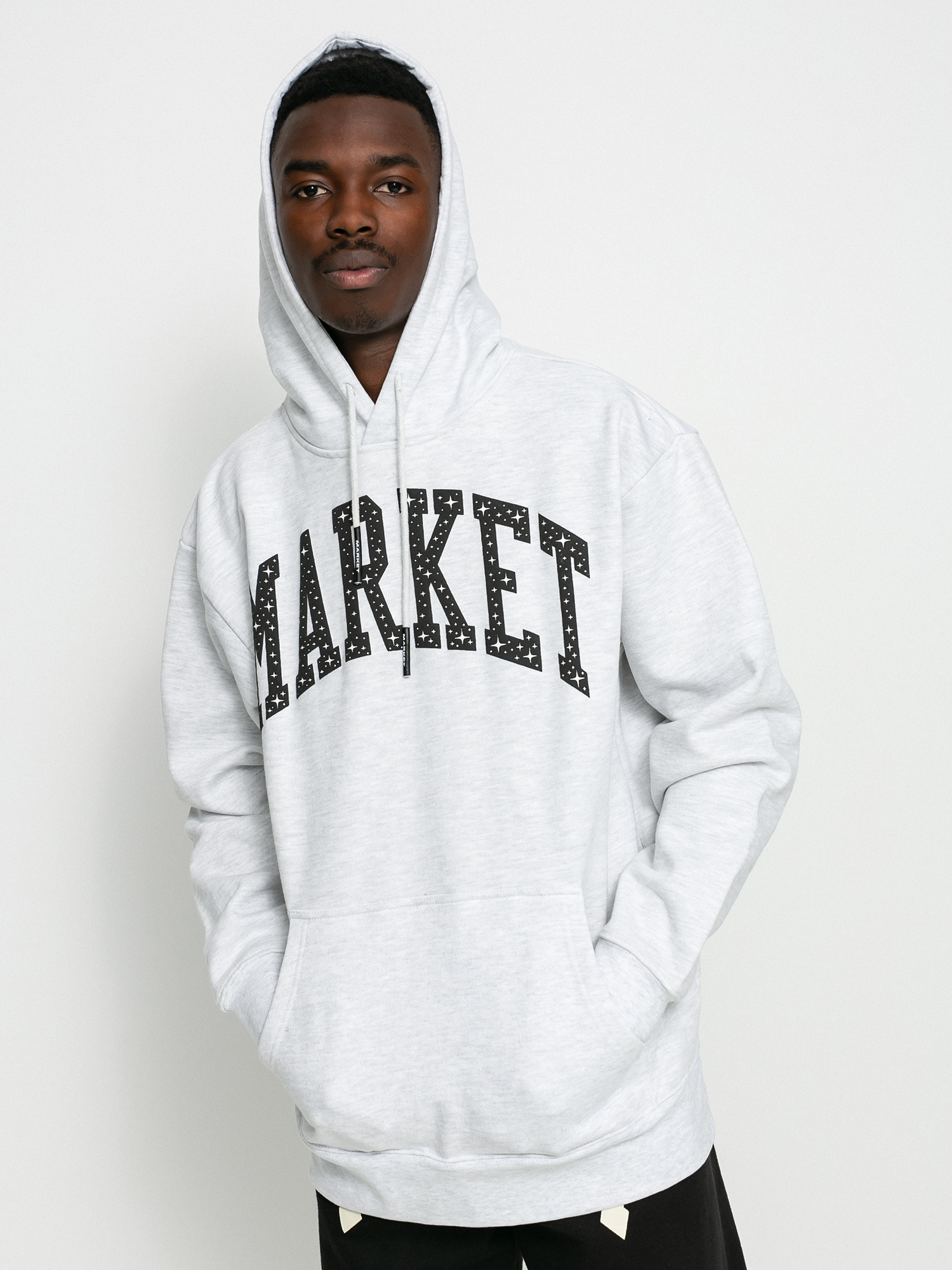 Chinatown Market Arc Puff HD Kapucnis pulóver (ash)