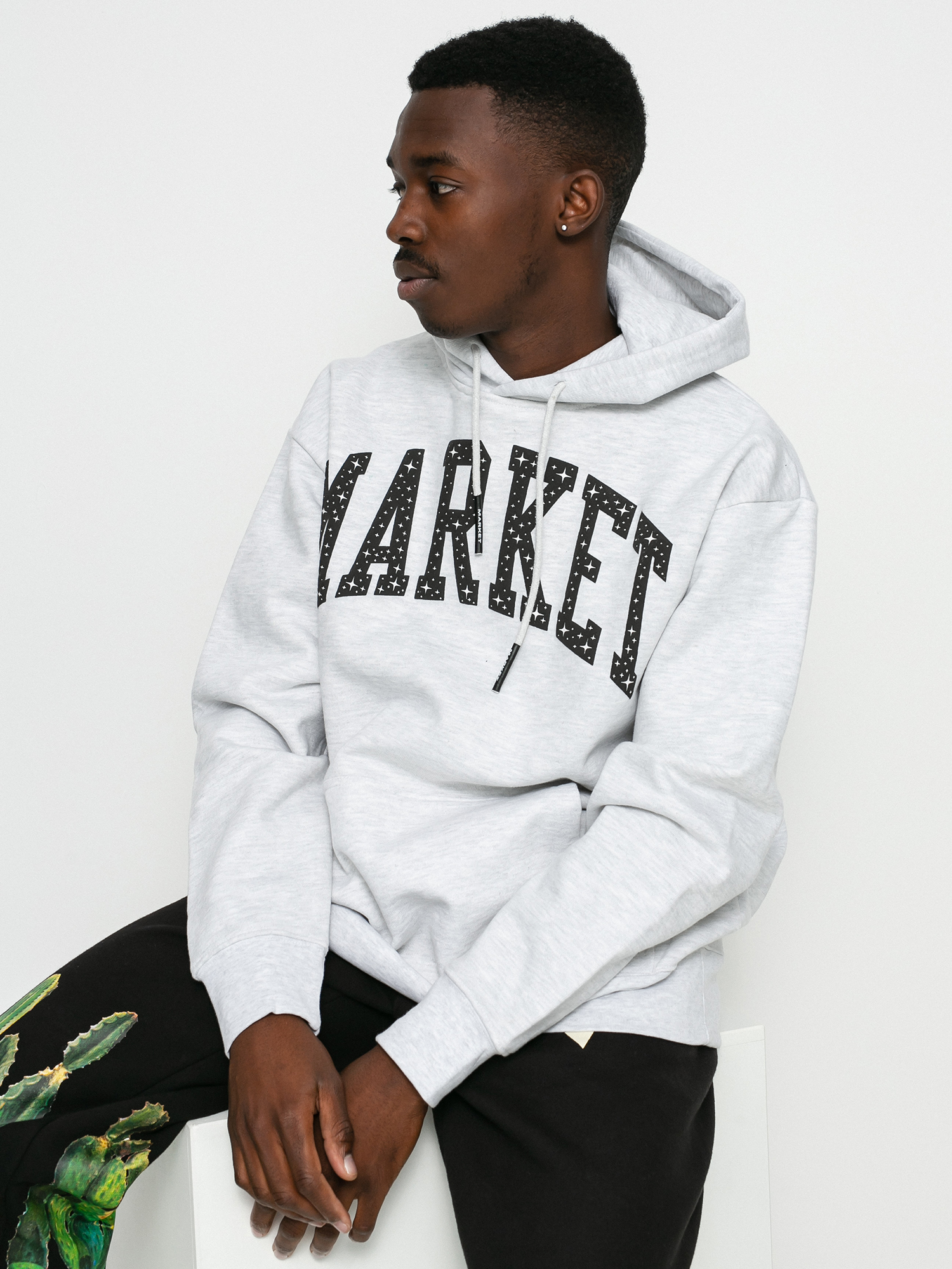 Chinatown Market Arc Puff HD Kapucnis pulóver (ash)