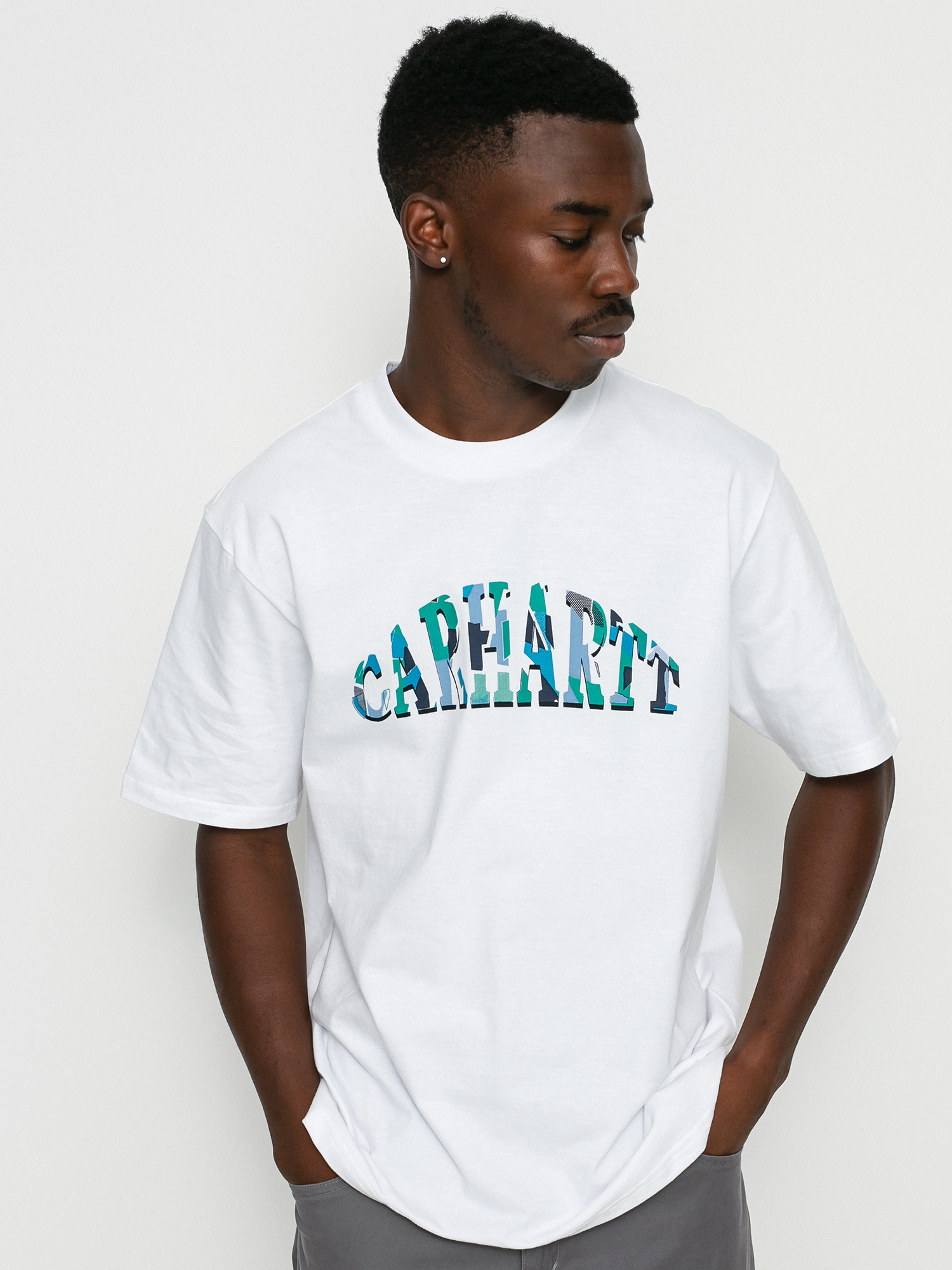 Carhartt WIP Dome Script póló (white)