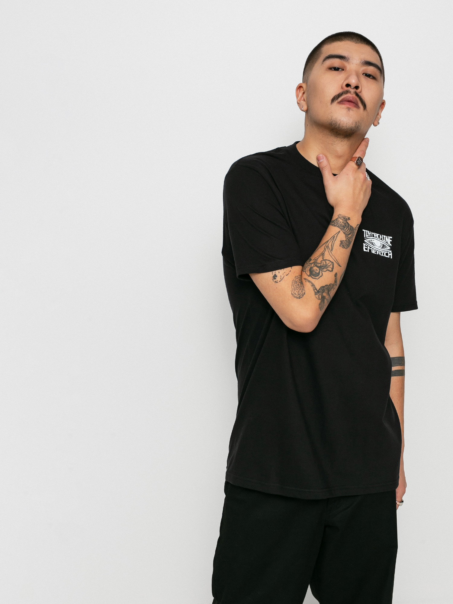 Emerica X Toy Machine Eye póló (black)