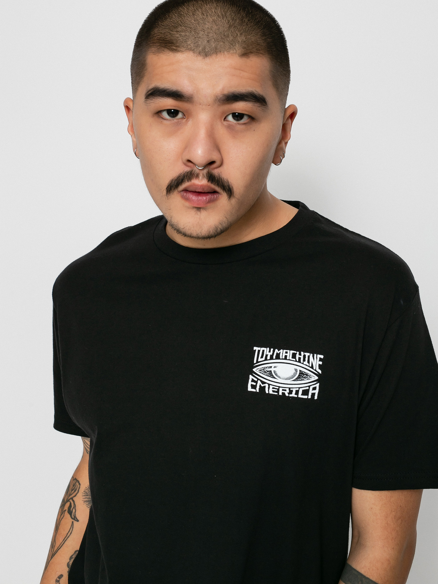 Emerica X Toy Machine Eye póló (black)