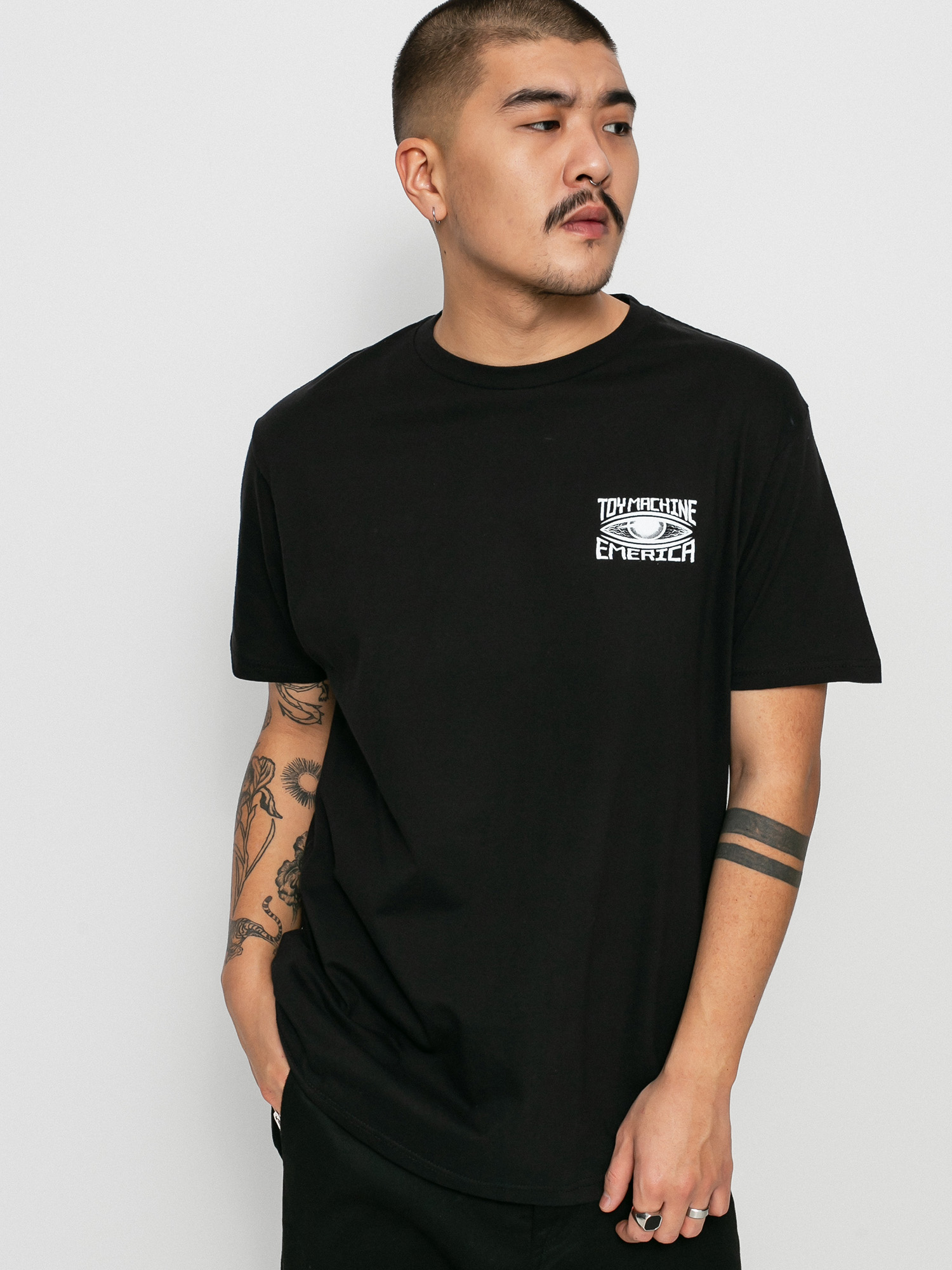 Emerica X Toy Machine Eye póló (black)