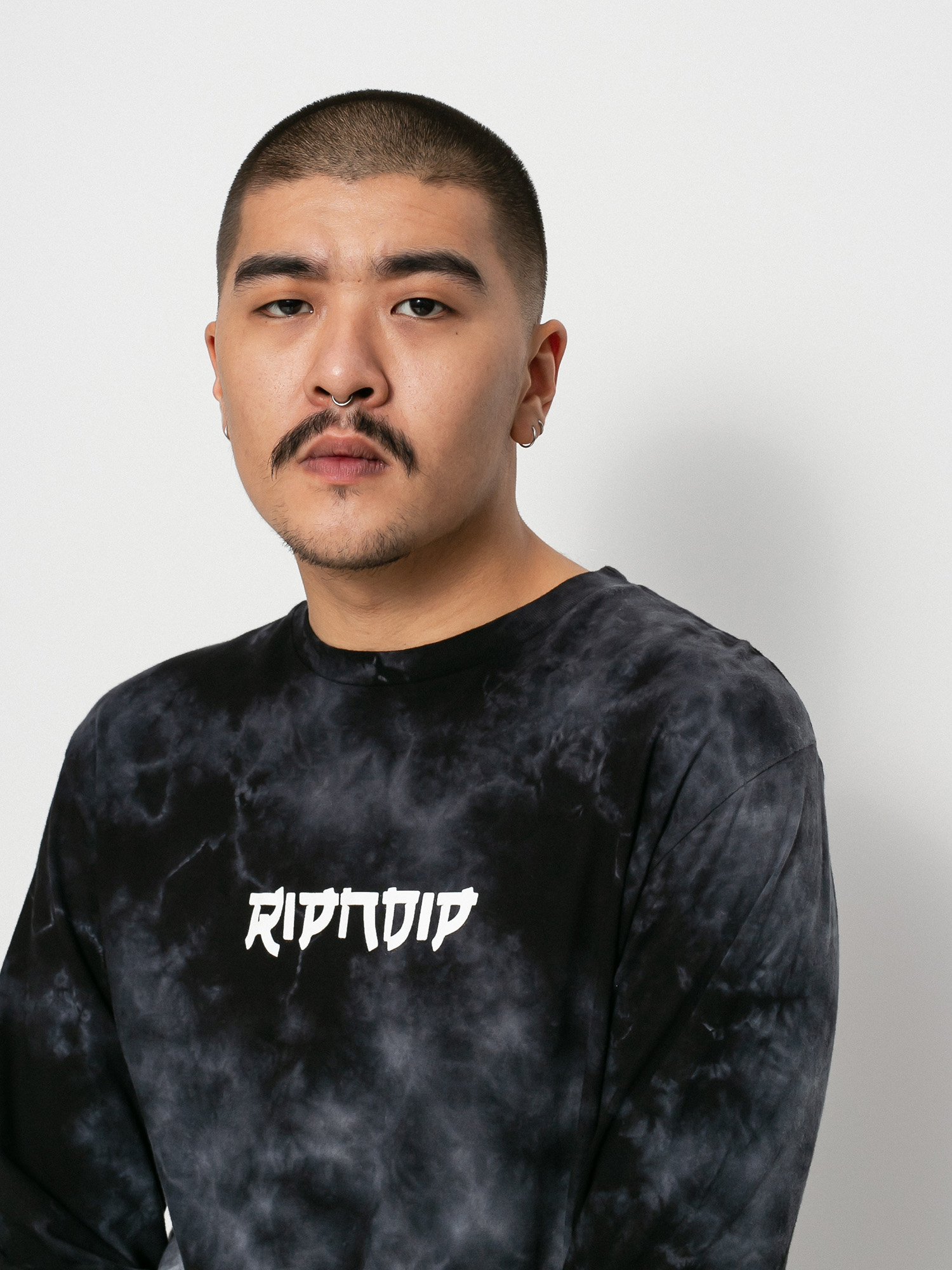 RipNDip Master Nermal San Hosszú ujjú felső (black lightning wash)