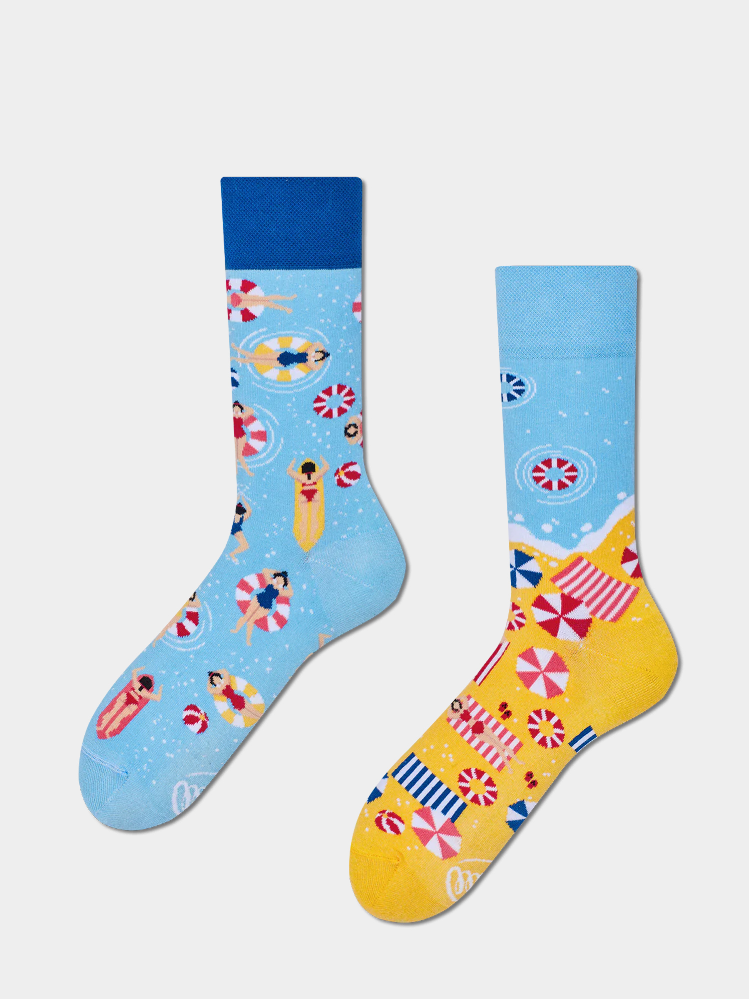 Many Mornings Beach Please! Zokni (blue/yellow)