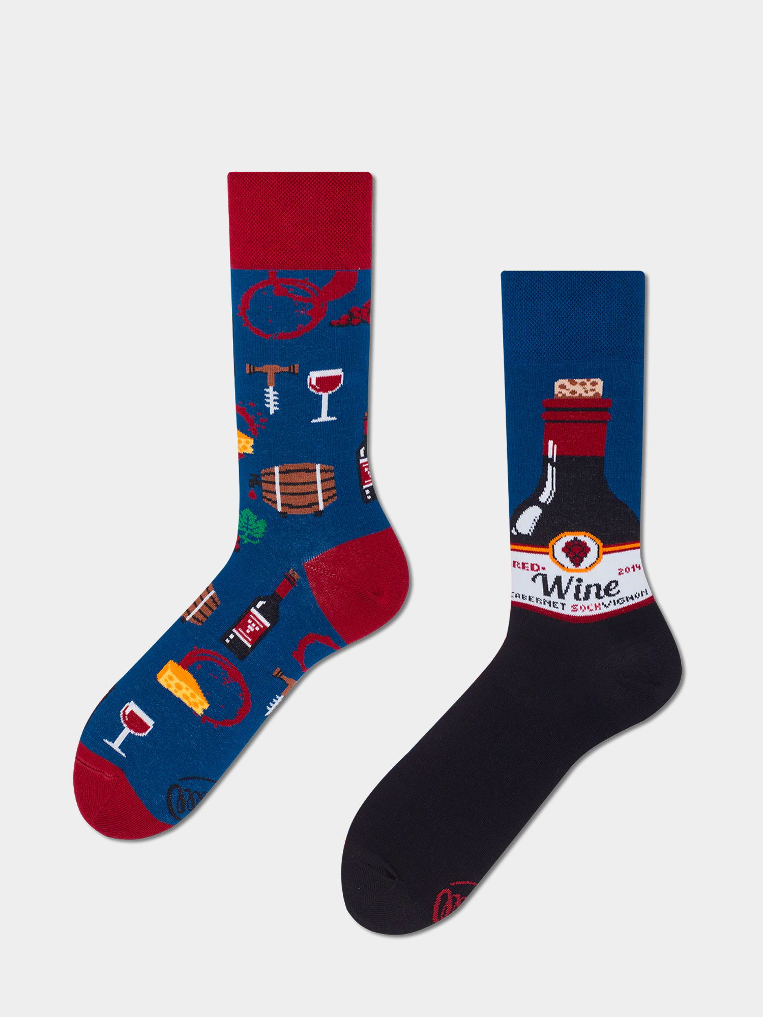 Many Mornings Cabernet Sockvignon Zokni (navy/maroon)