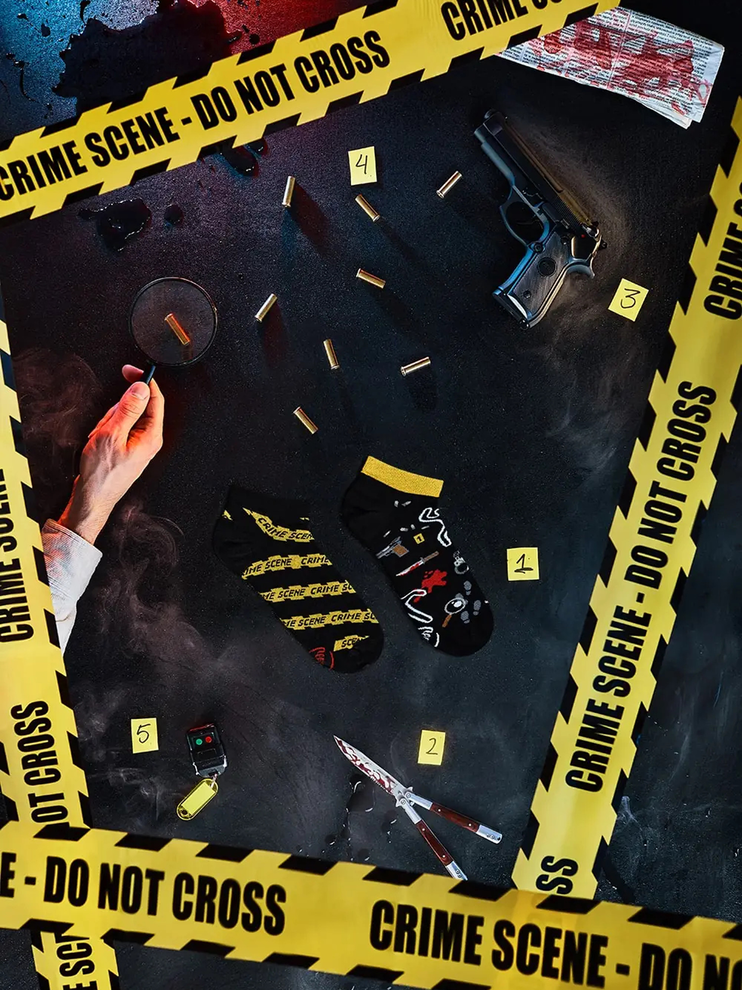 Many Mornings Clue Detective Low Zokni (black/yellow)