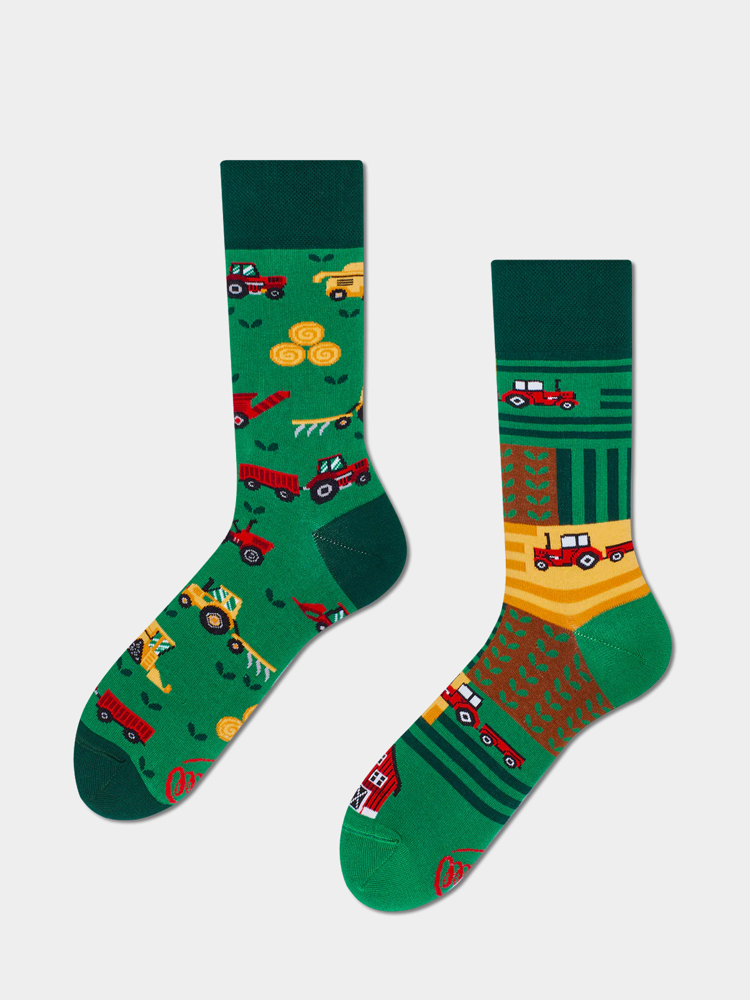 Many Mornings Happy Harvest Zokni (green/multi)