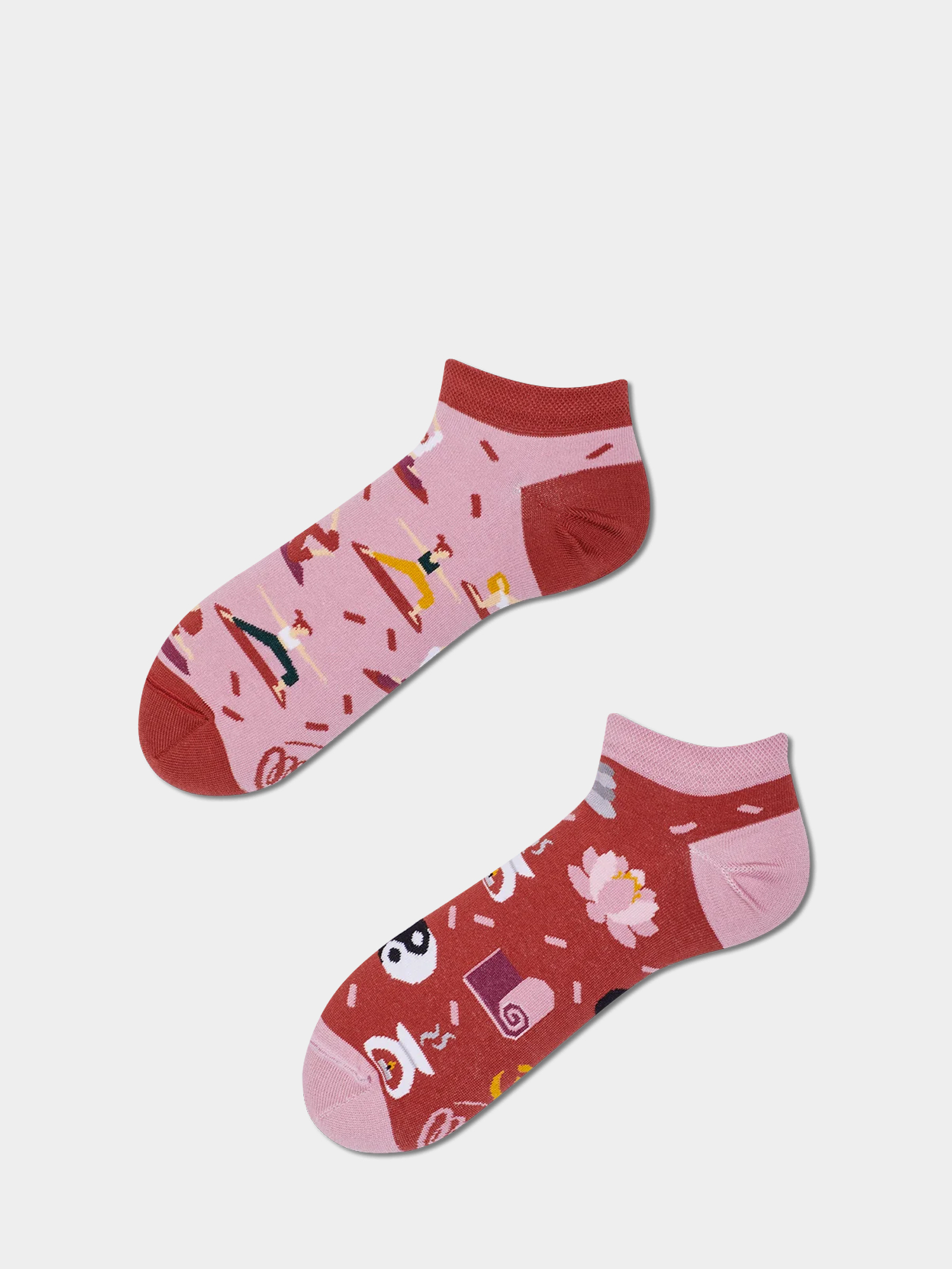 Many Mornings Namaste Low Zokni (pink/brick)