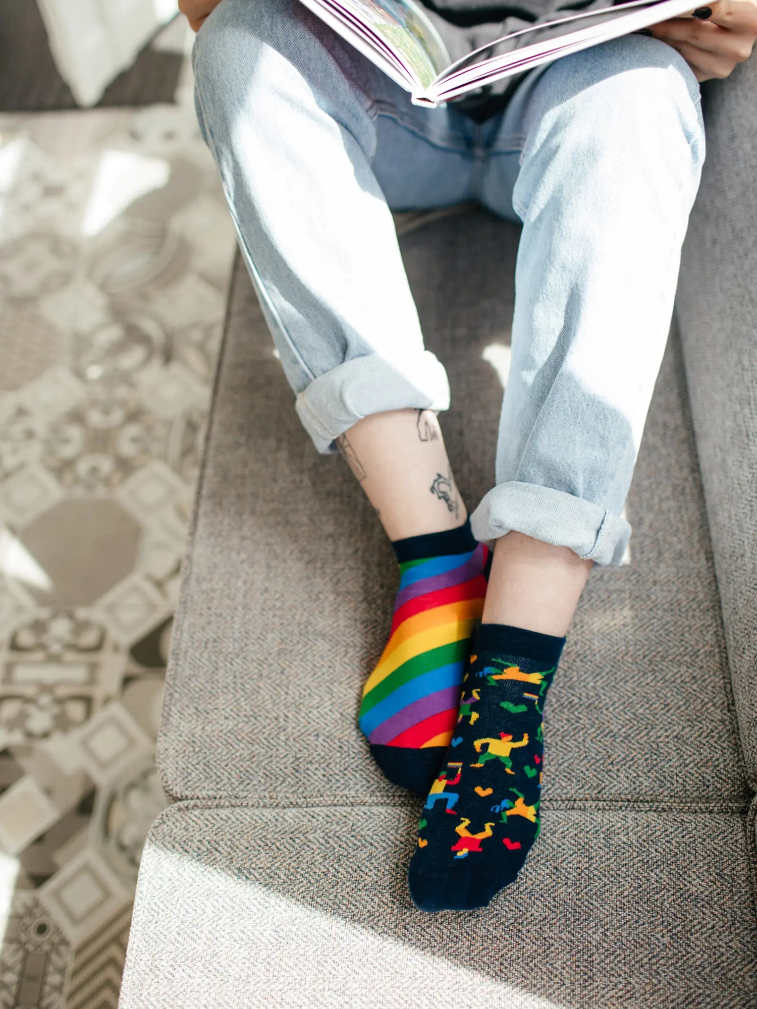 Many Mornings Over The Rainbow Low Zokni (navy/multi)